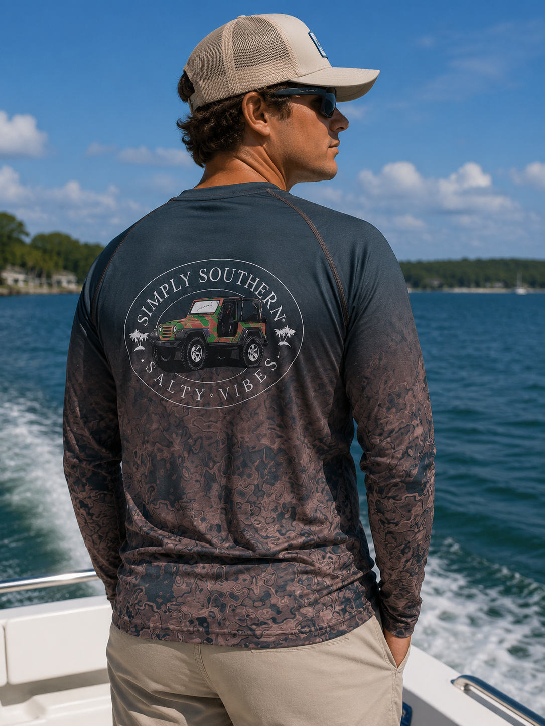 Simply Southern Salty Rash Guard Swim UV Protection Unisex Long Sleeve T-Shirt