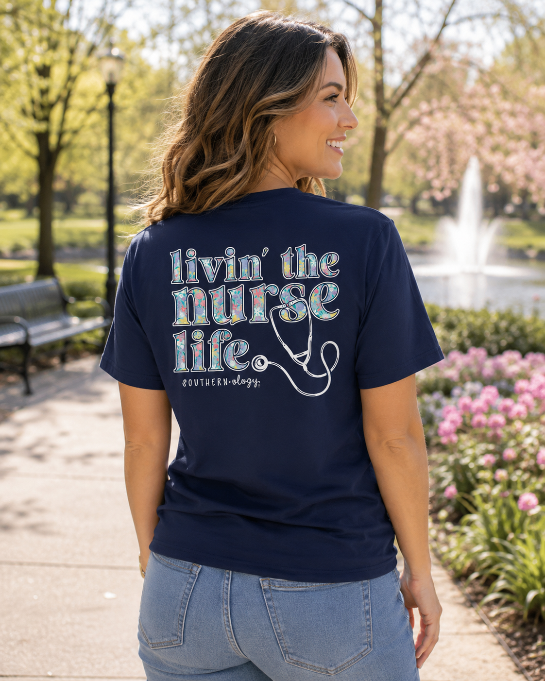 Southernology Livin' the Nurse Life Comfort Colors T-Shirt