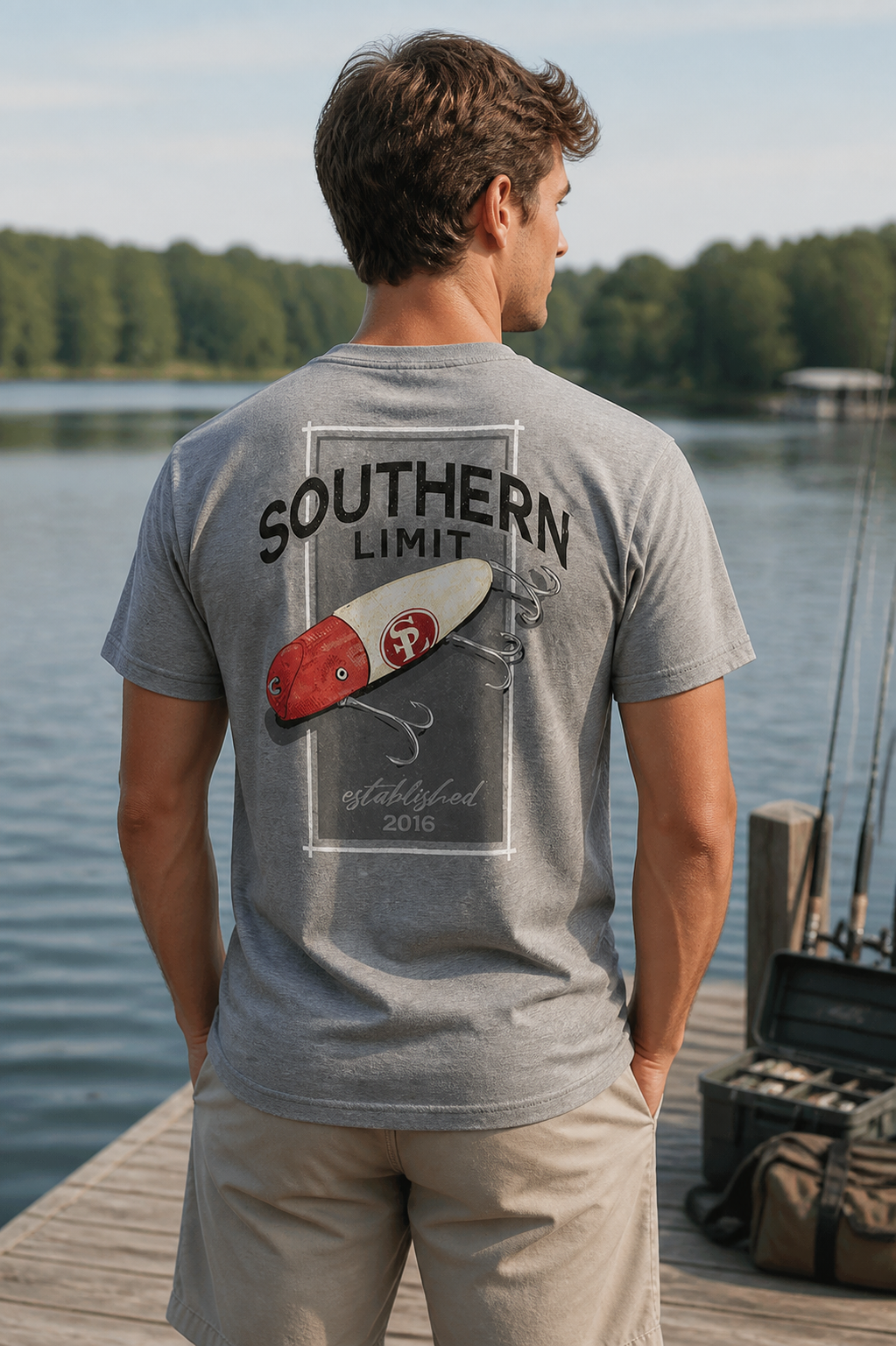 Southern Limits Fishing Bait Lure Unisex T-Shirt