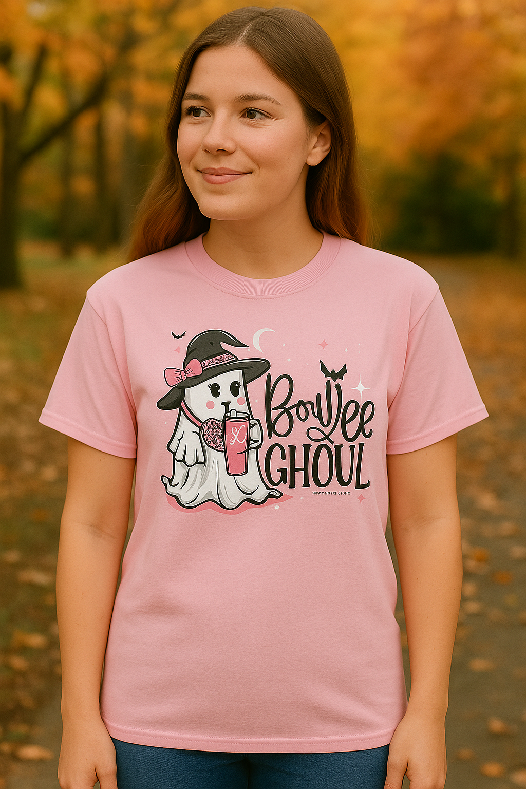 Southern Couture Soft Boujee Ghoul Fall T-Shirt - SimplyCuteTees
