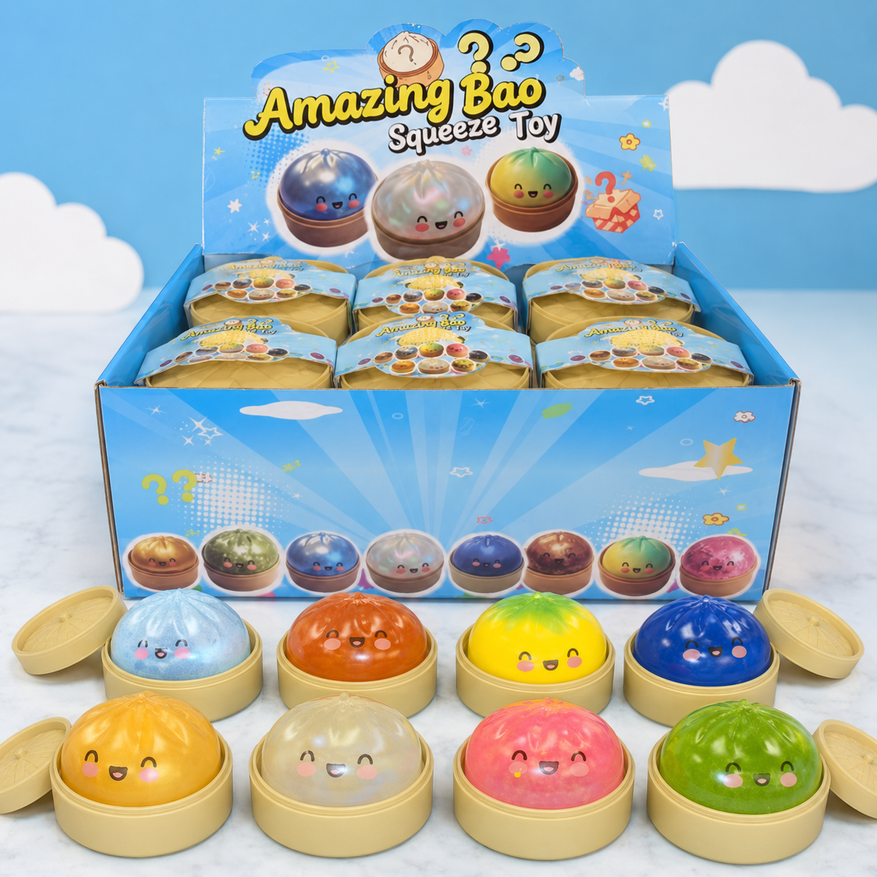 Viral Cute Mystery Dumpling Squishy Fidget Toys