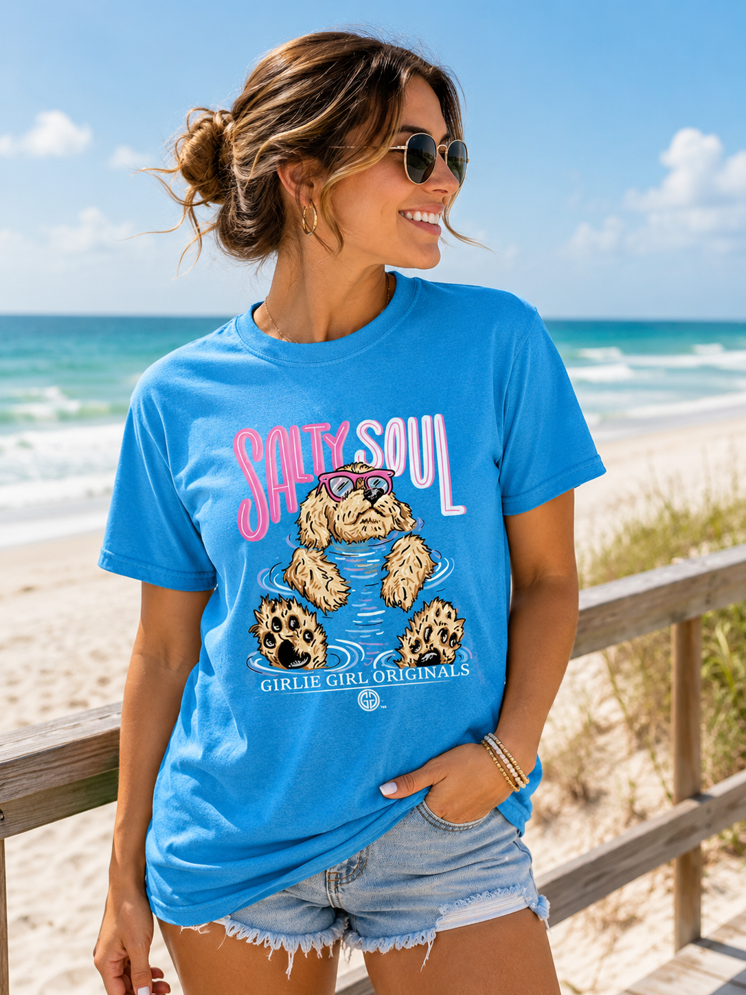Girlie Girl Originals Salty Soul Dog T-Shirt