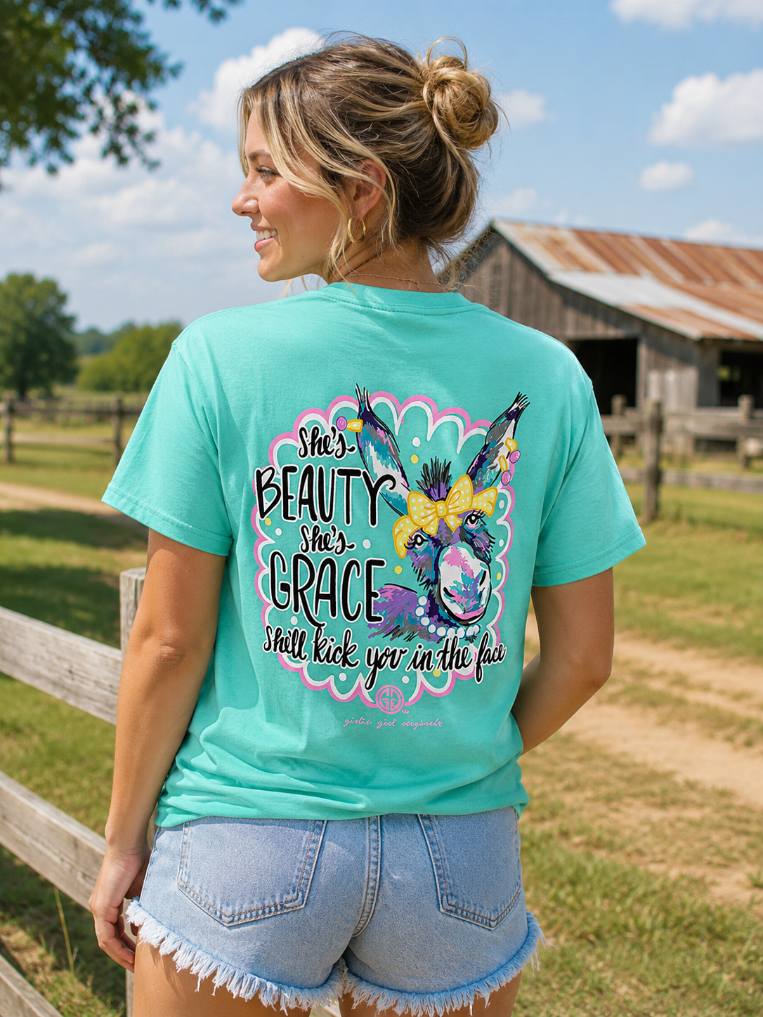 Girlie Girl Originals Donkey Beauty T-Shirt
