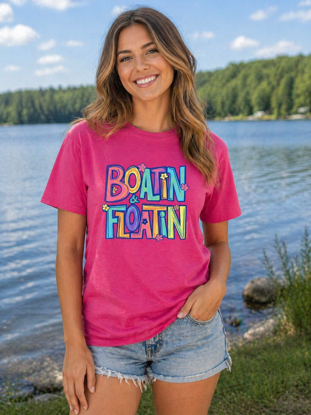 Southern Couture Soft Boatin and Floatin T-Shirt