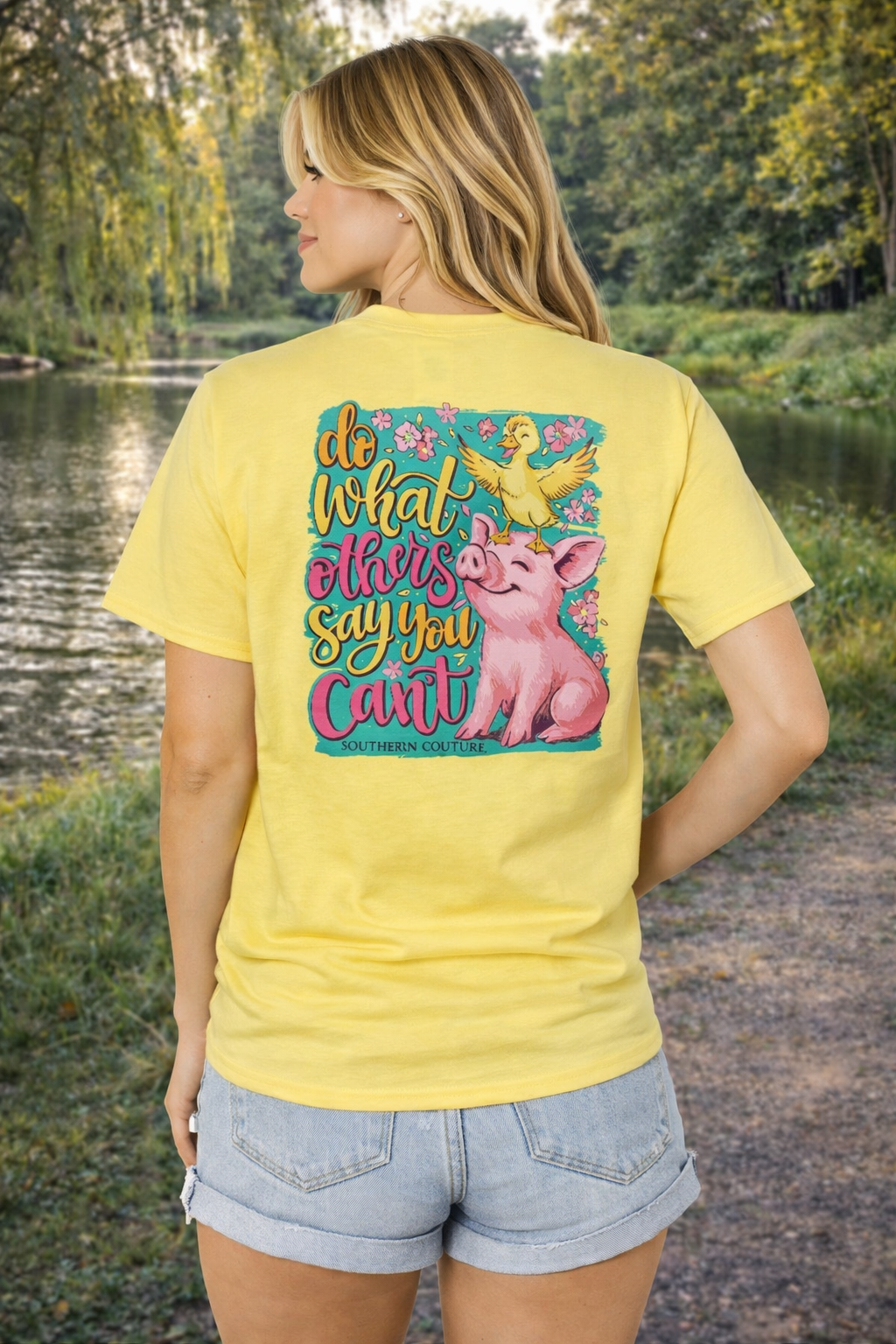 Southern Couture Classic Do What Others Say Pig T-Shirt