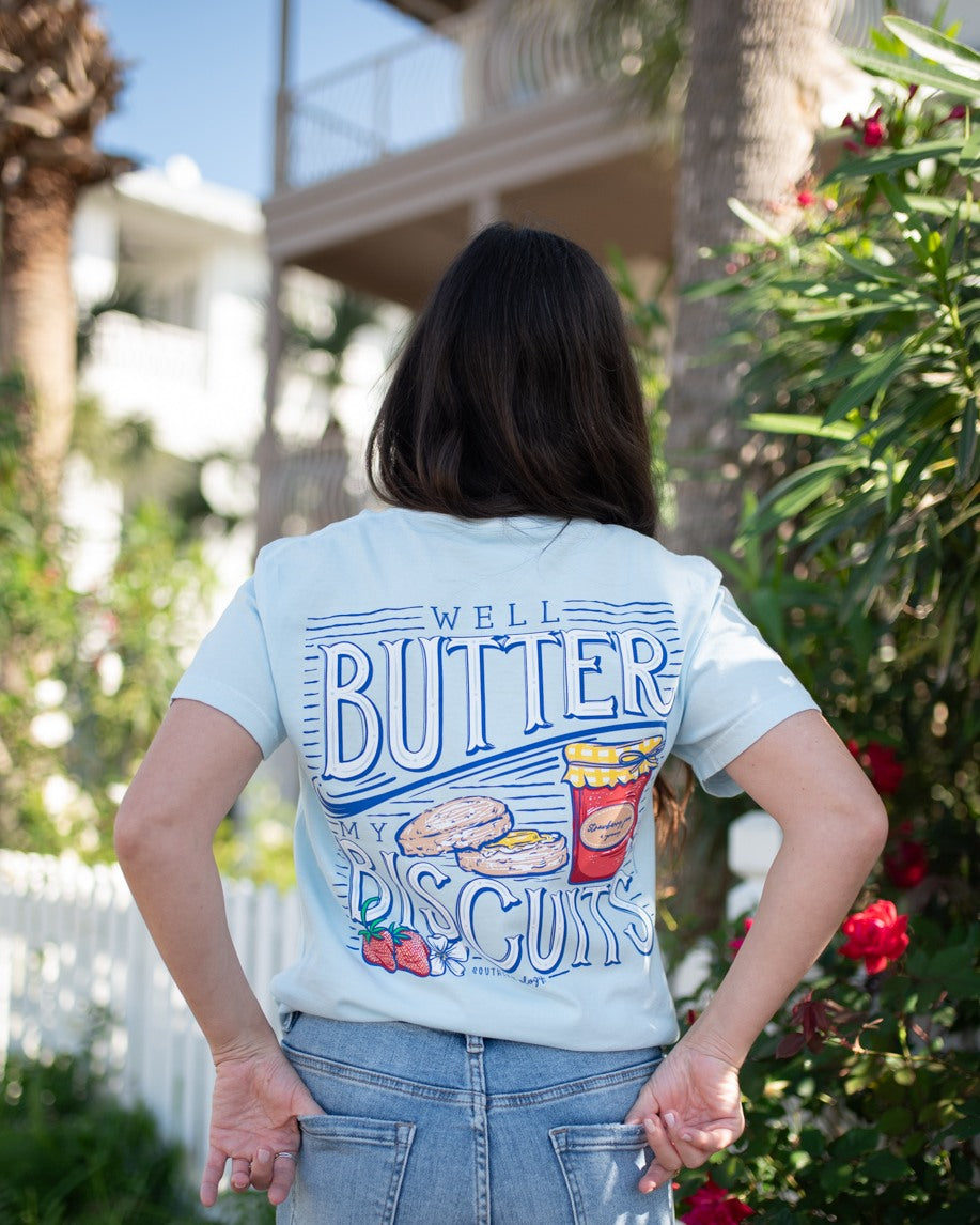 Southernology Butter My Biscuits Comfort Colors T-Shirt