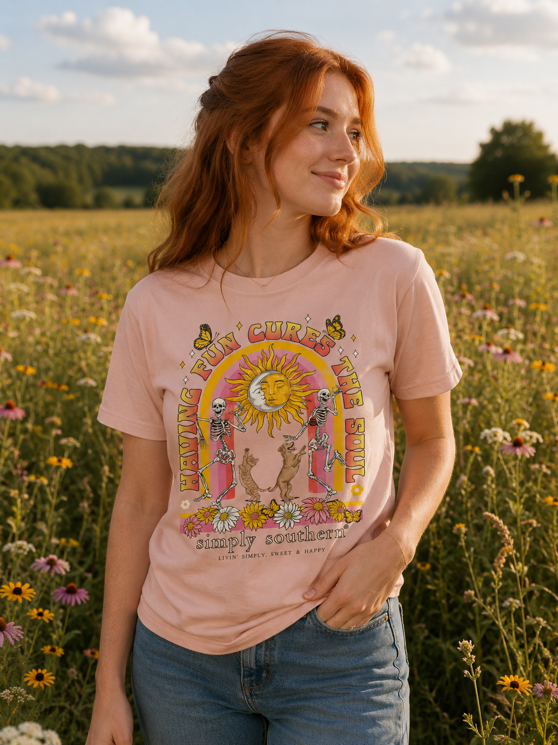 SALE Simply Southern Fun Cures The Soul T-Shirt