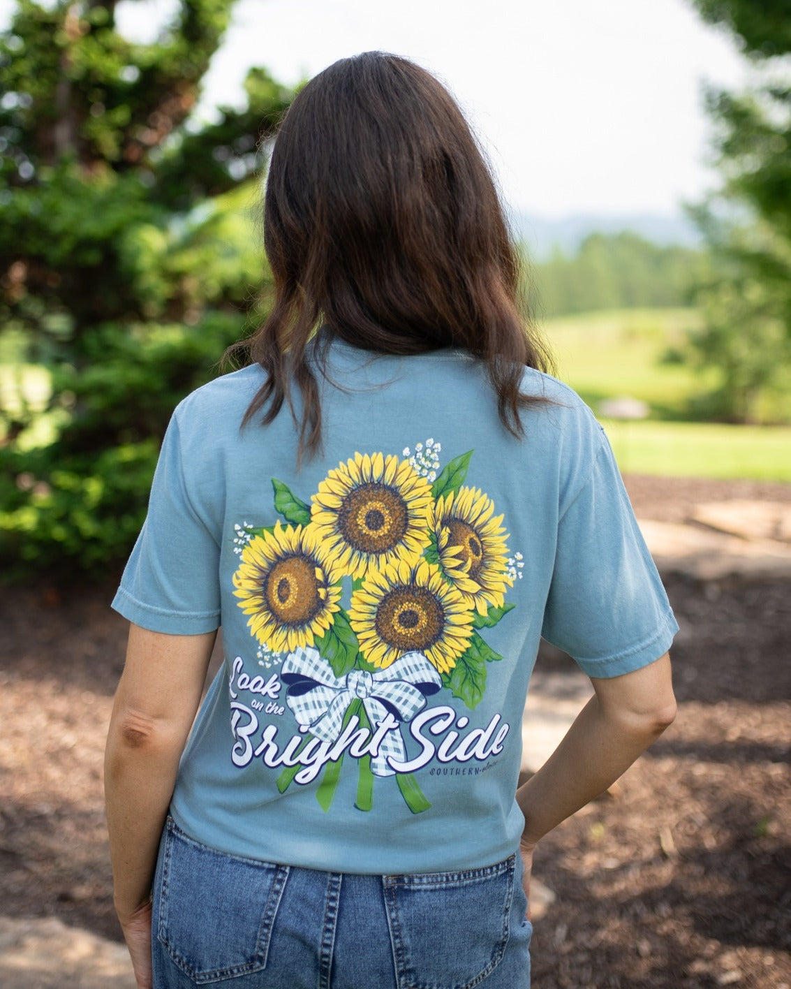 Southernology Bright Side Bouquet Comfort Colors T-Shirt