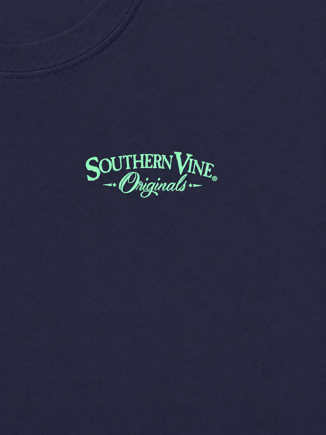 Southern Vine Originals Lord Is My Anchor Navy T-Shirt