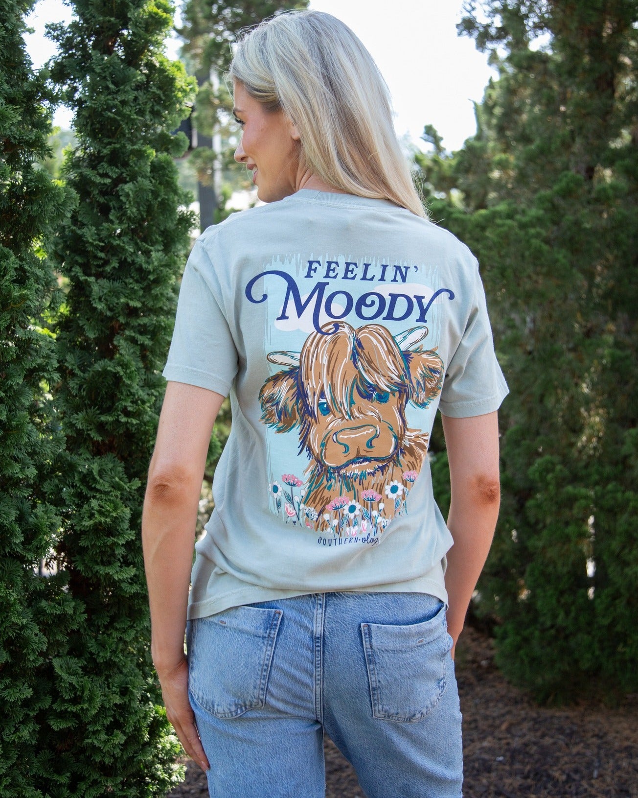 Southernology Feelin' Moody Cow Comfort Colors T-Shirt