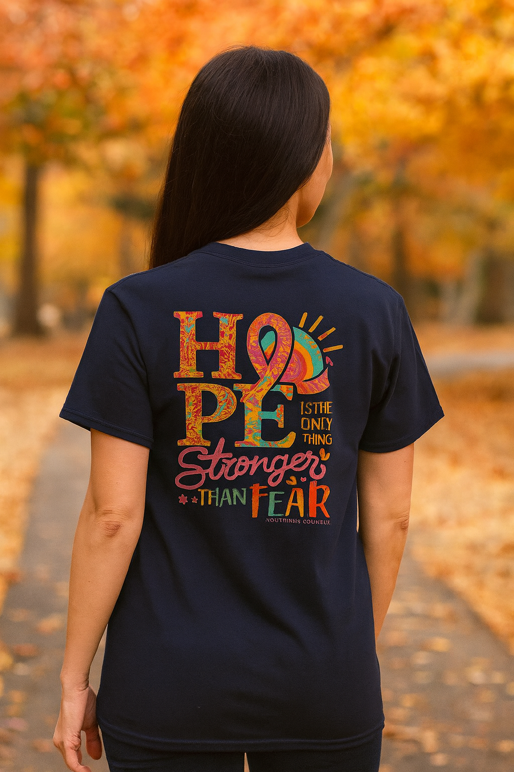 Southern Couture Classic Hope Stronger Cancer T-Shirt - SimplyCuteTees