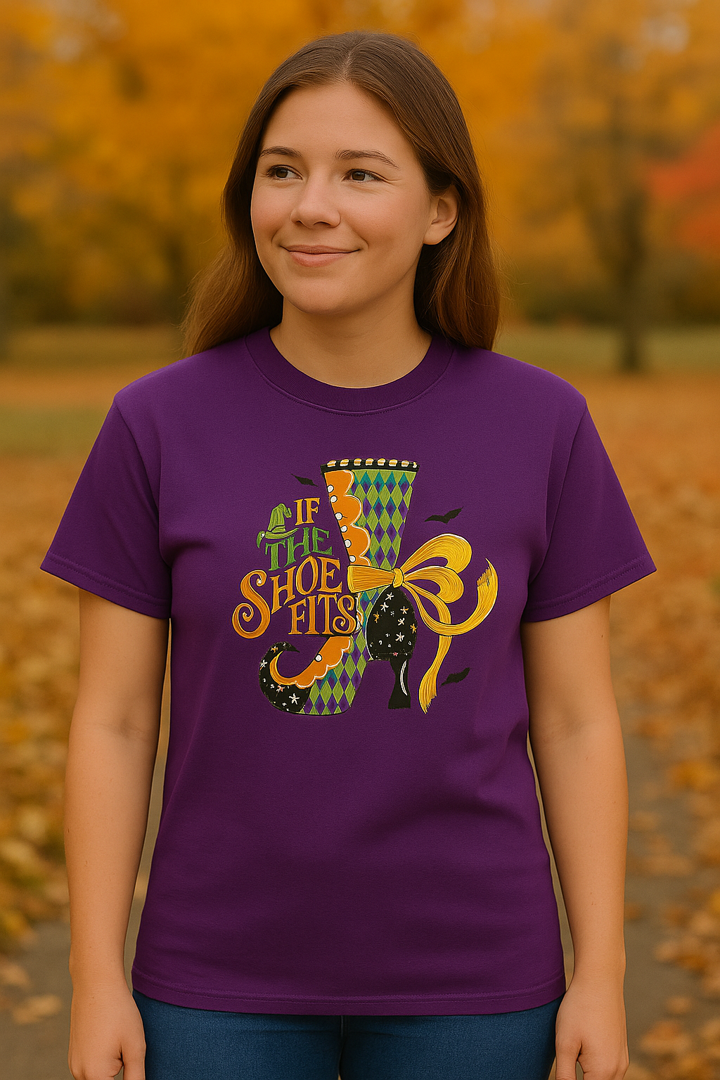 Southern Couture Soft If The Shoe Fits Fall T-Shirt - SimplyCuteTees