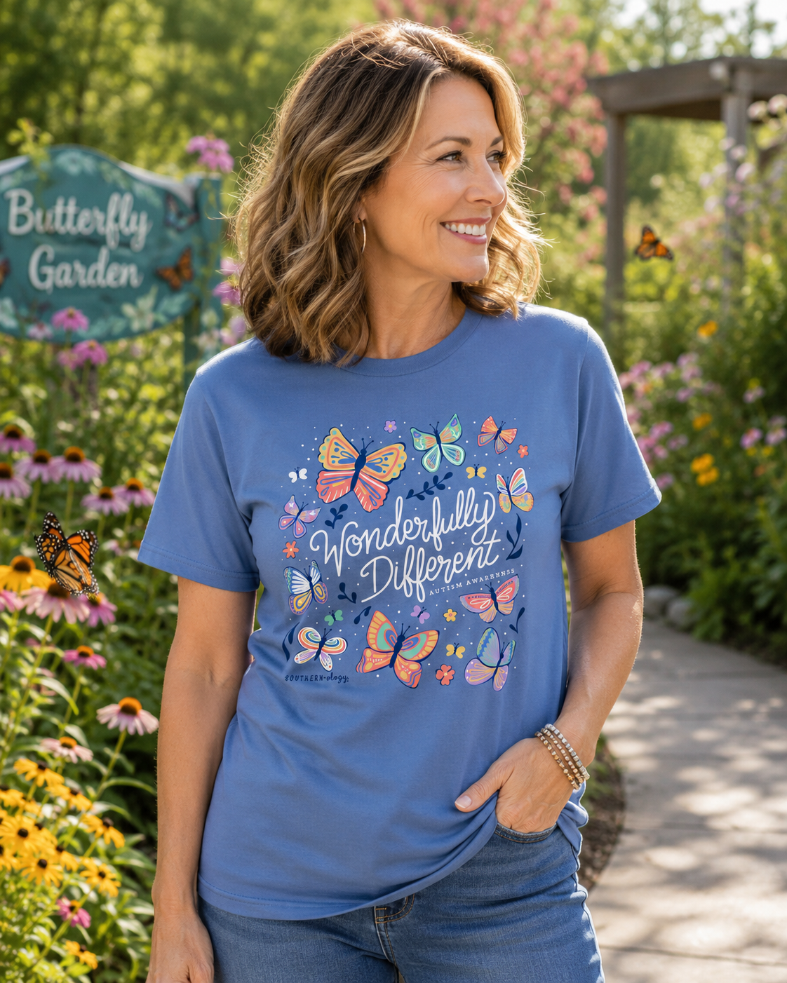 Southernology Wonderfully Different Autism Comfort Colors T-Shirt