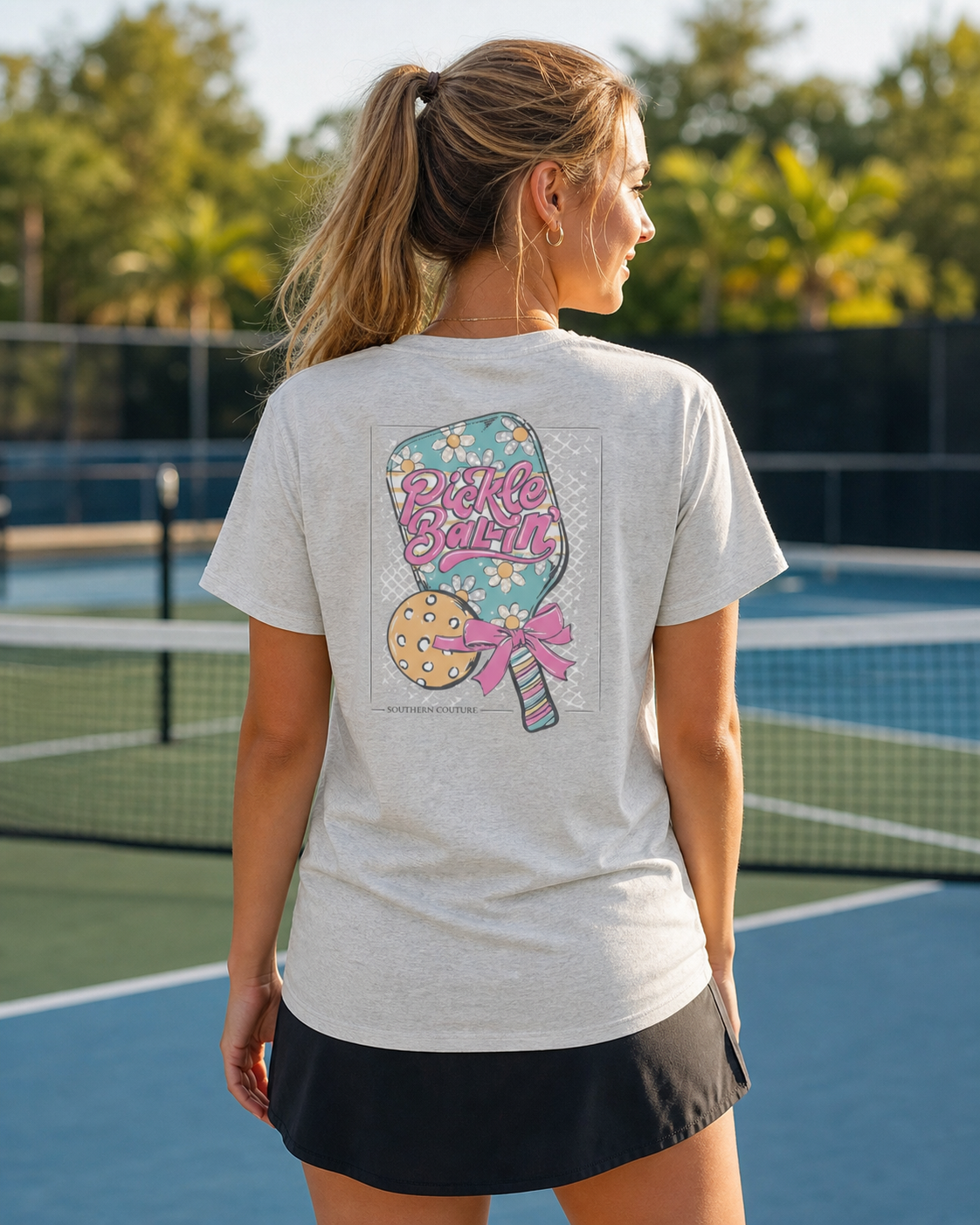 Southern Couture Classic Pickleballin' T-Shirt