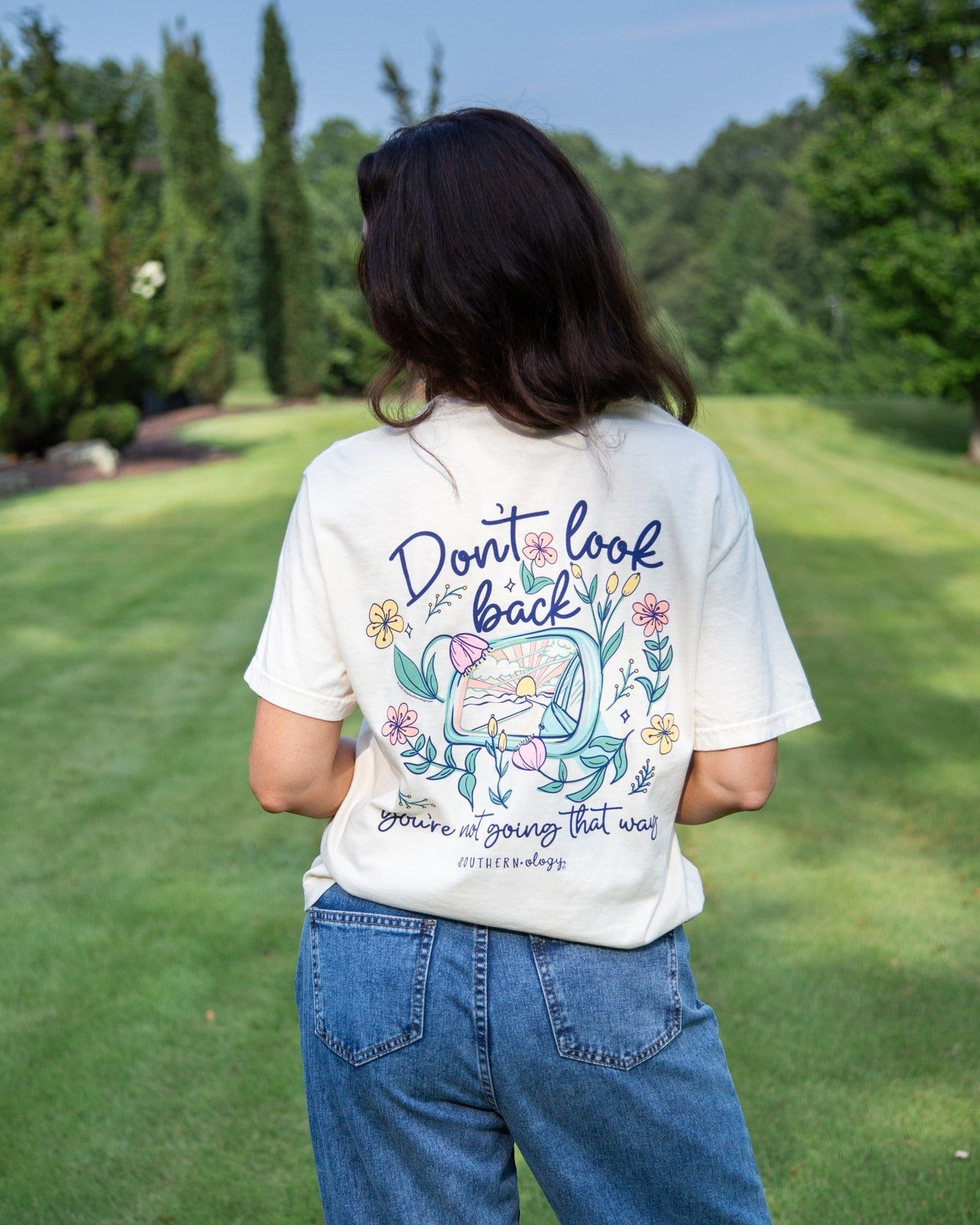 Southernology Don't Look Back Comfort Colors T-Shirt