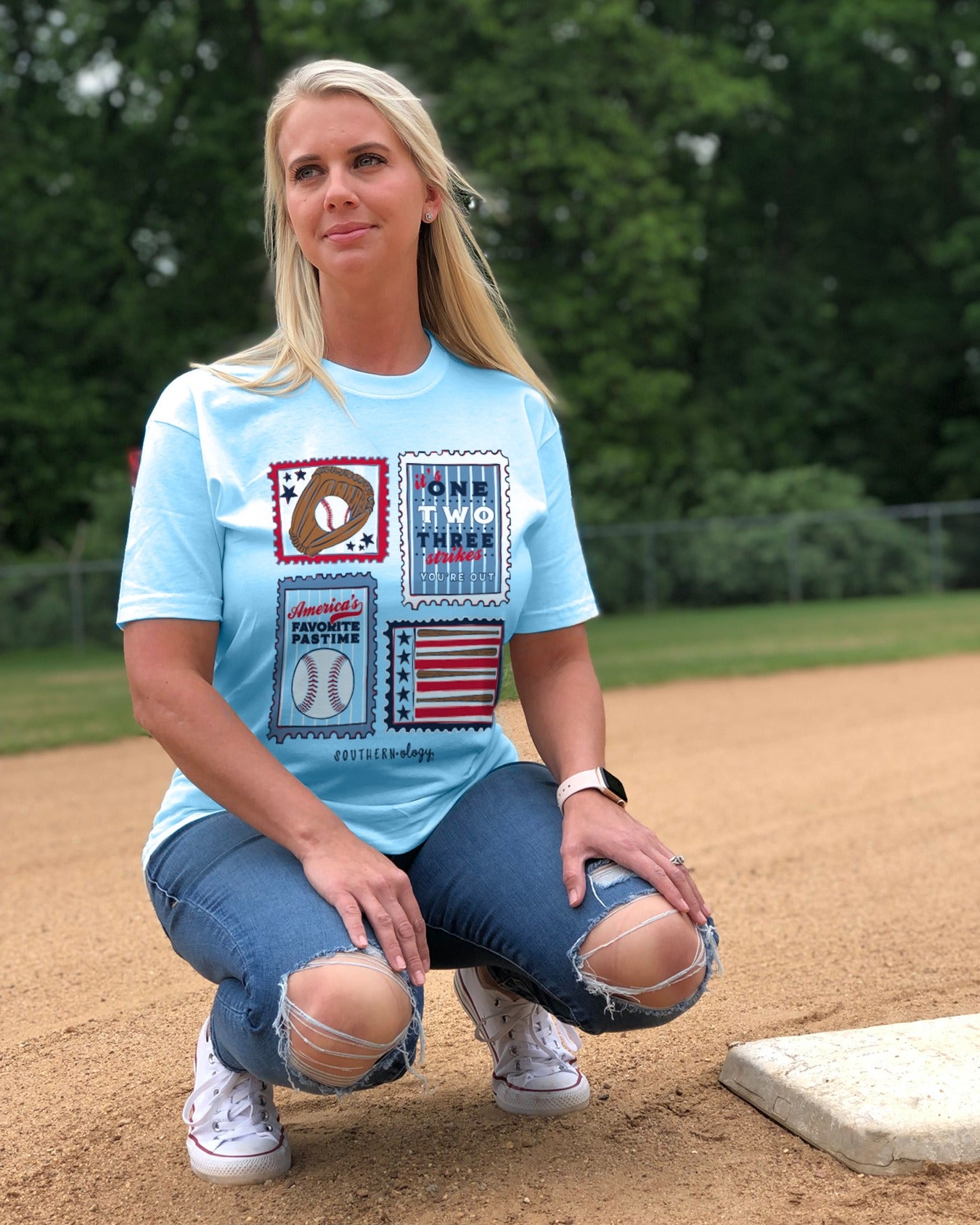 Southernology USA America's Favorite Pastime Comfort Colors T-Shirt