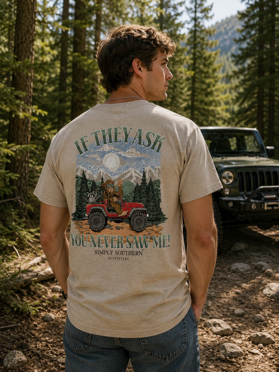 Simply Southern Raccoon Sasquatch Unisex T-Shirt