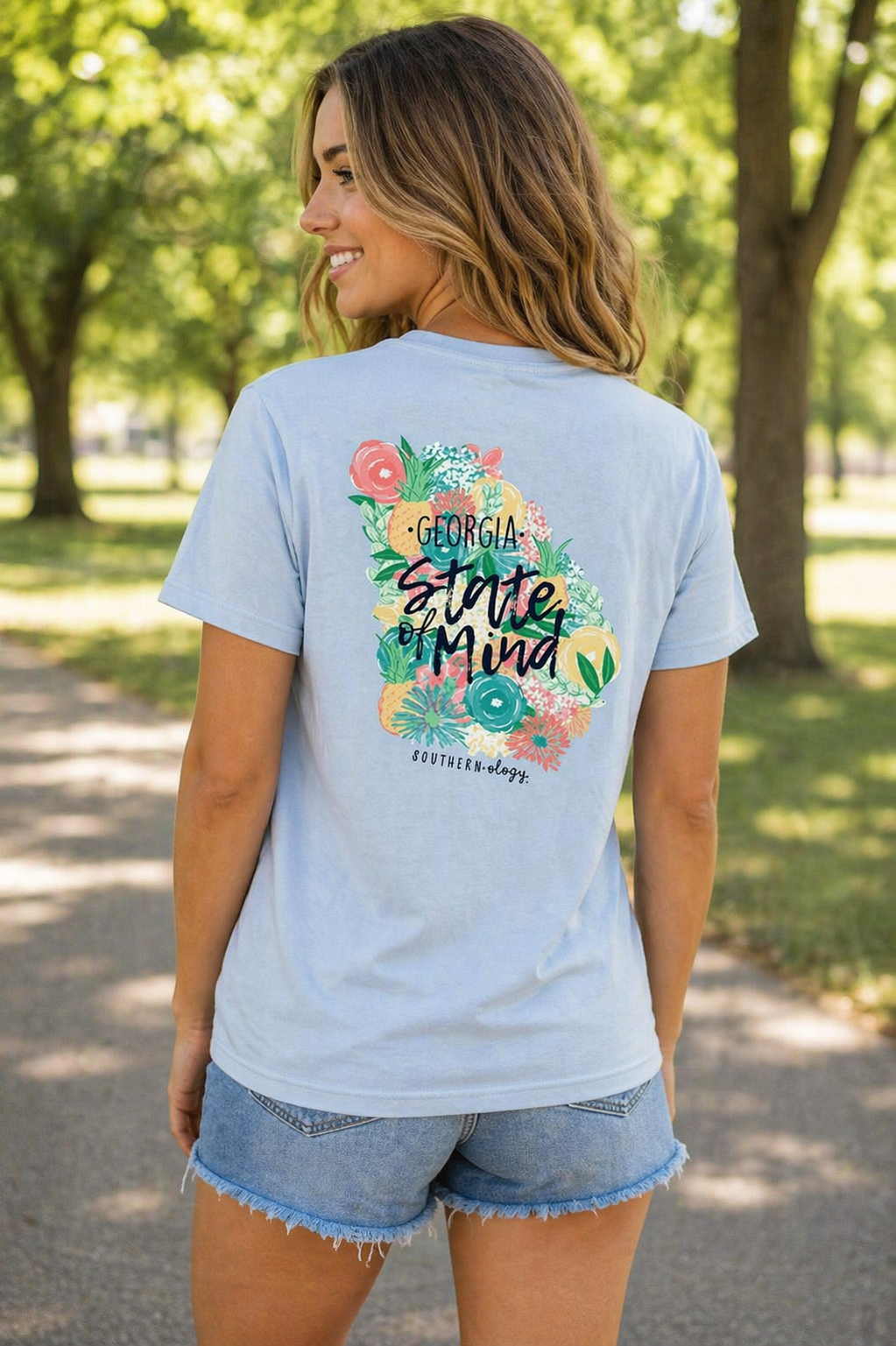 SALE Southernology Georgia State Of Mind Comfort Colors T-Shirt