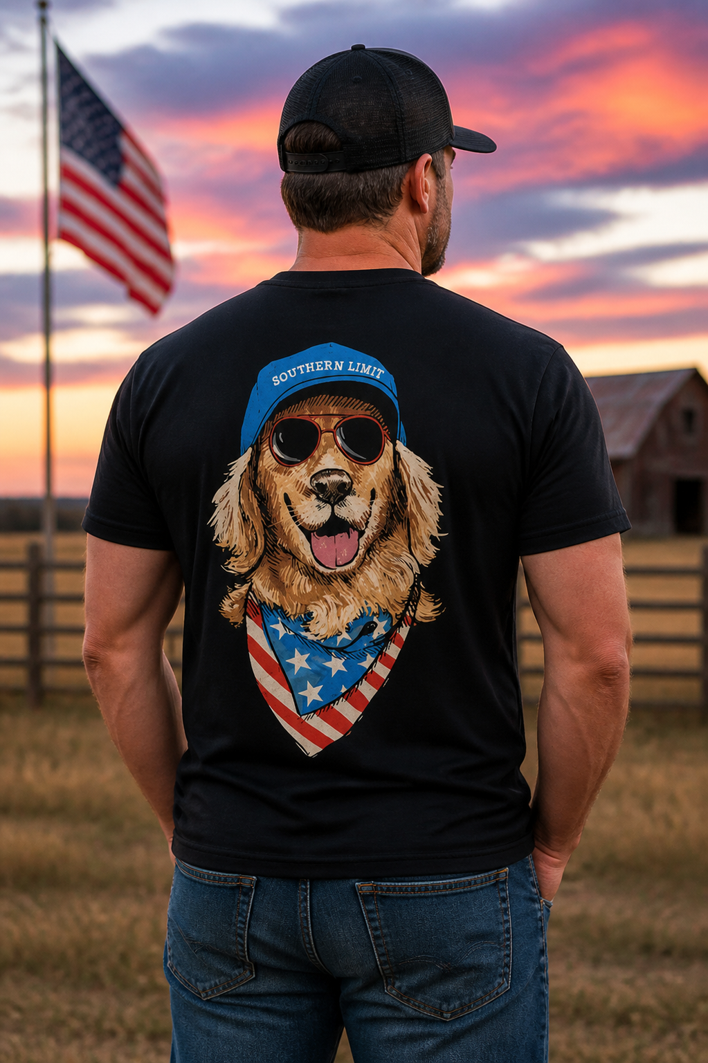 Southern Limits American Dog Unisex T-Shirt