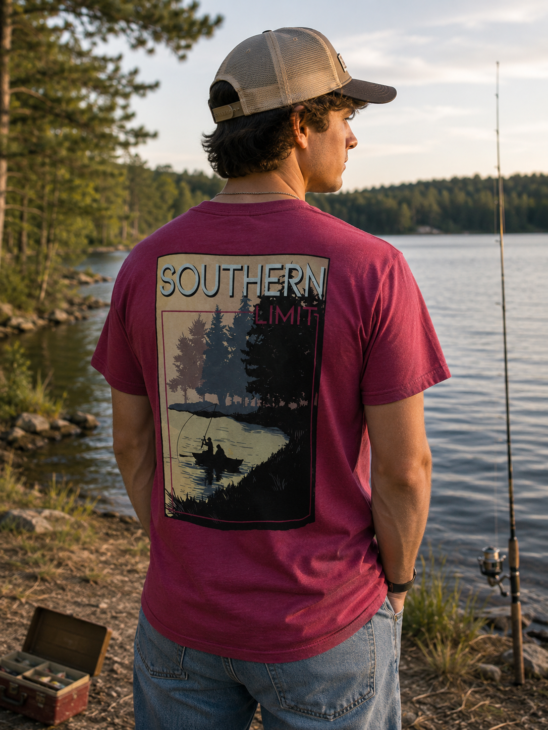 Southern Limits Fog Fishing Unisex T-Shirt