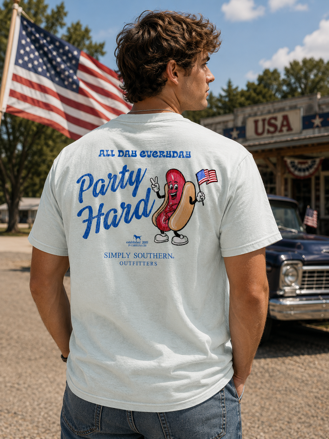 Simply Southern Party Hard Unisex T-Shirt