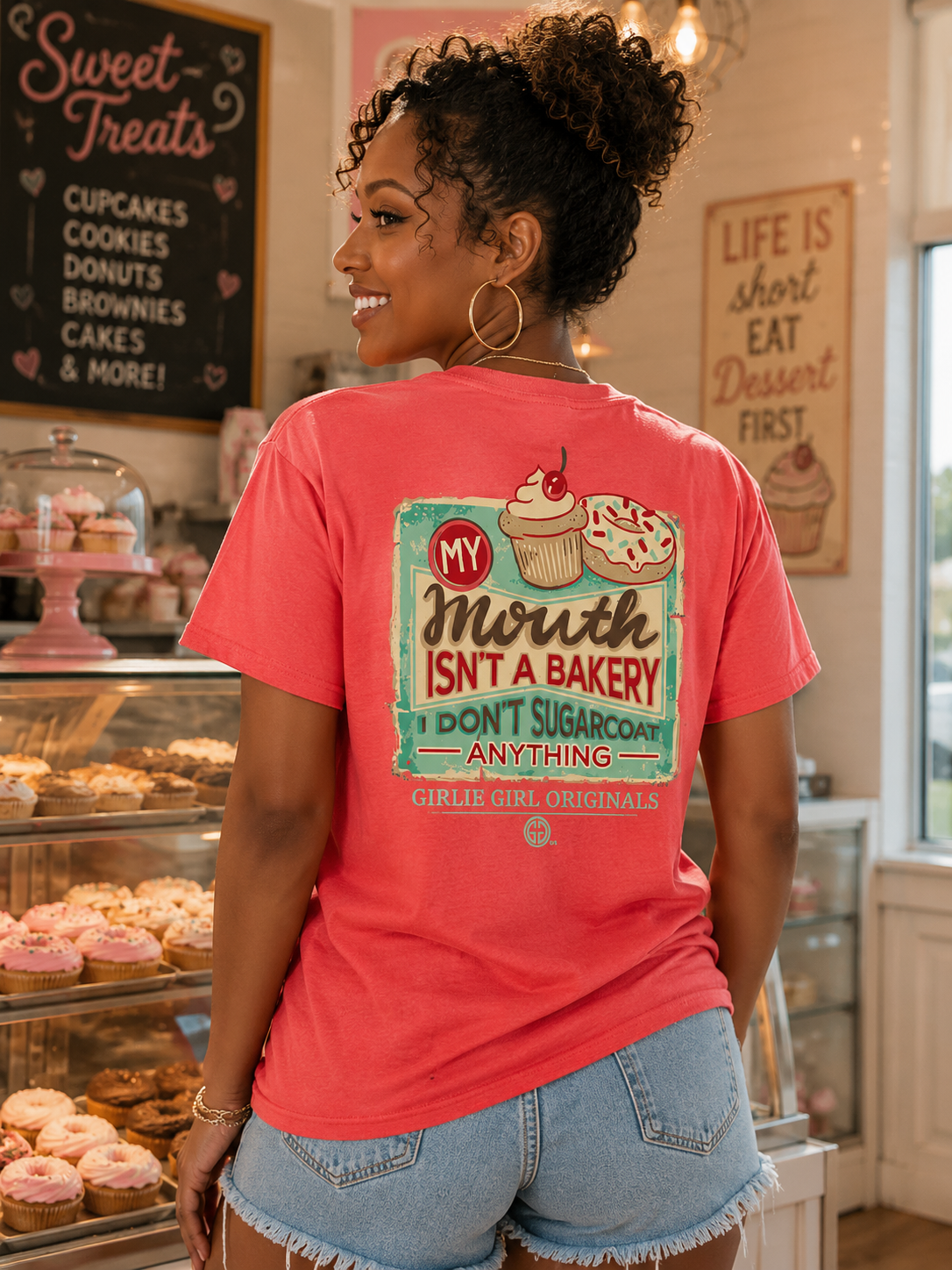 Girlie Girl Originals My Mouth Isn't A Bakery T-Shirt