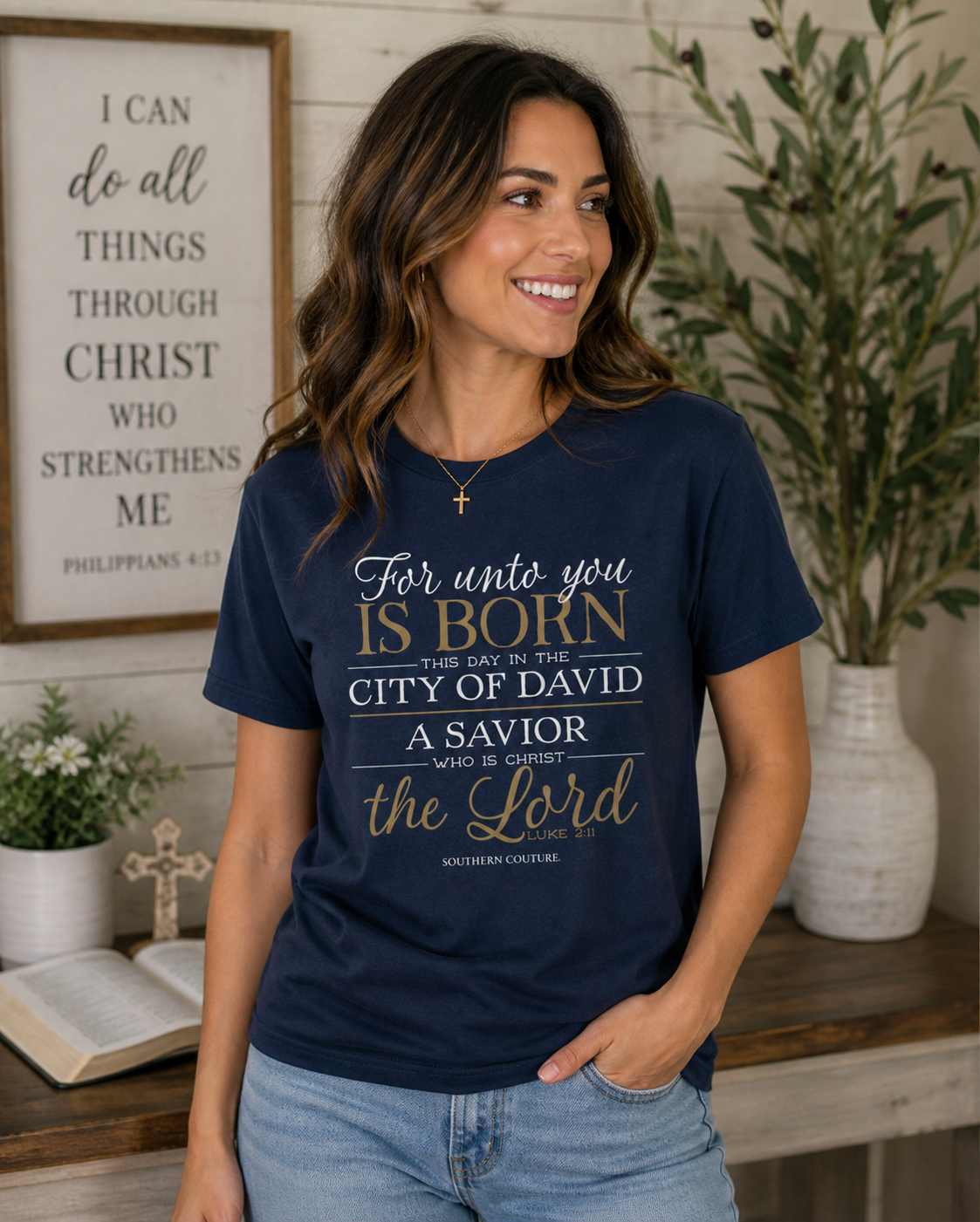 Southern Couture For Unto You Faith Soft T-Shirt
