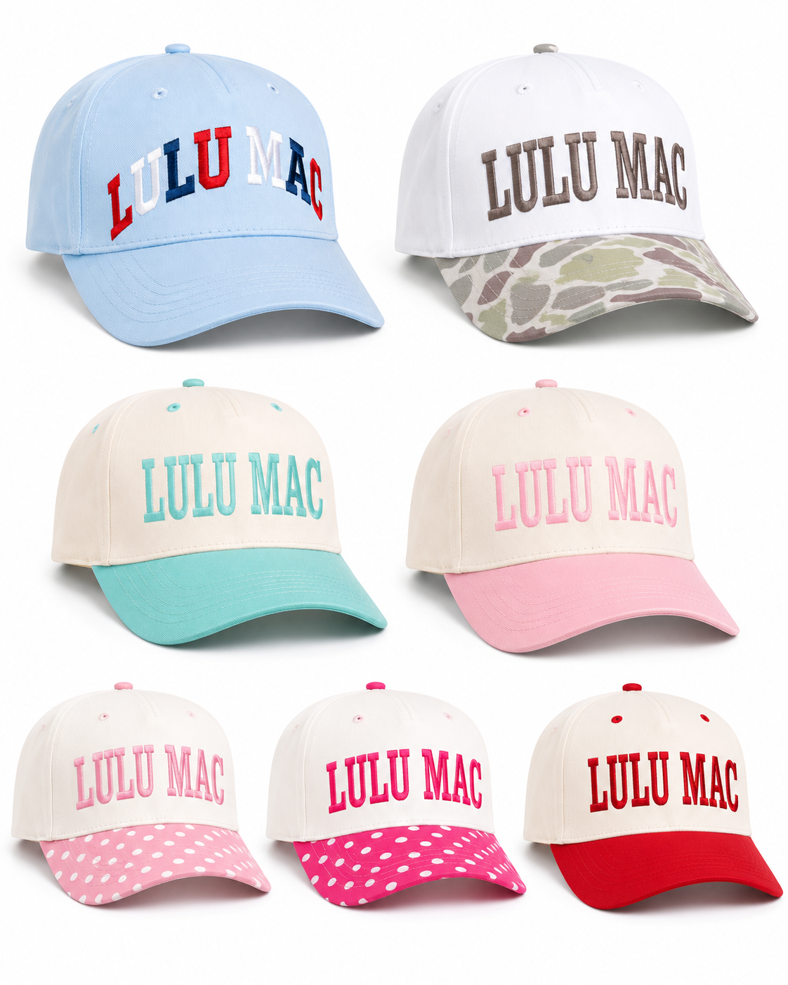 Girlie Girl Lulu Mac Women's LM-3014 Snapback Unisex Ballcaps Hat