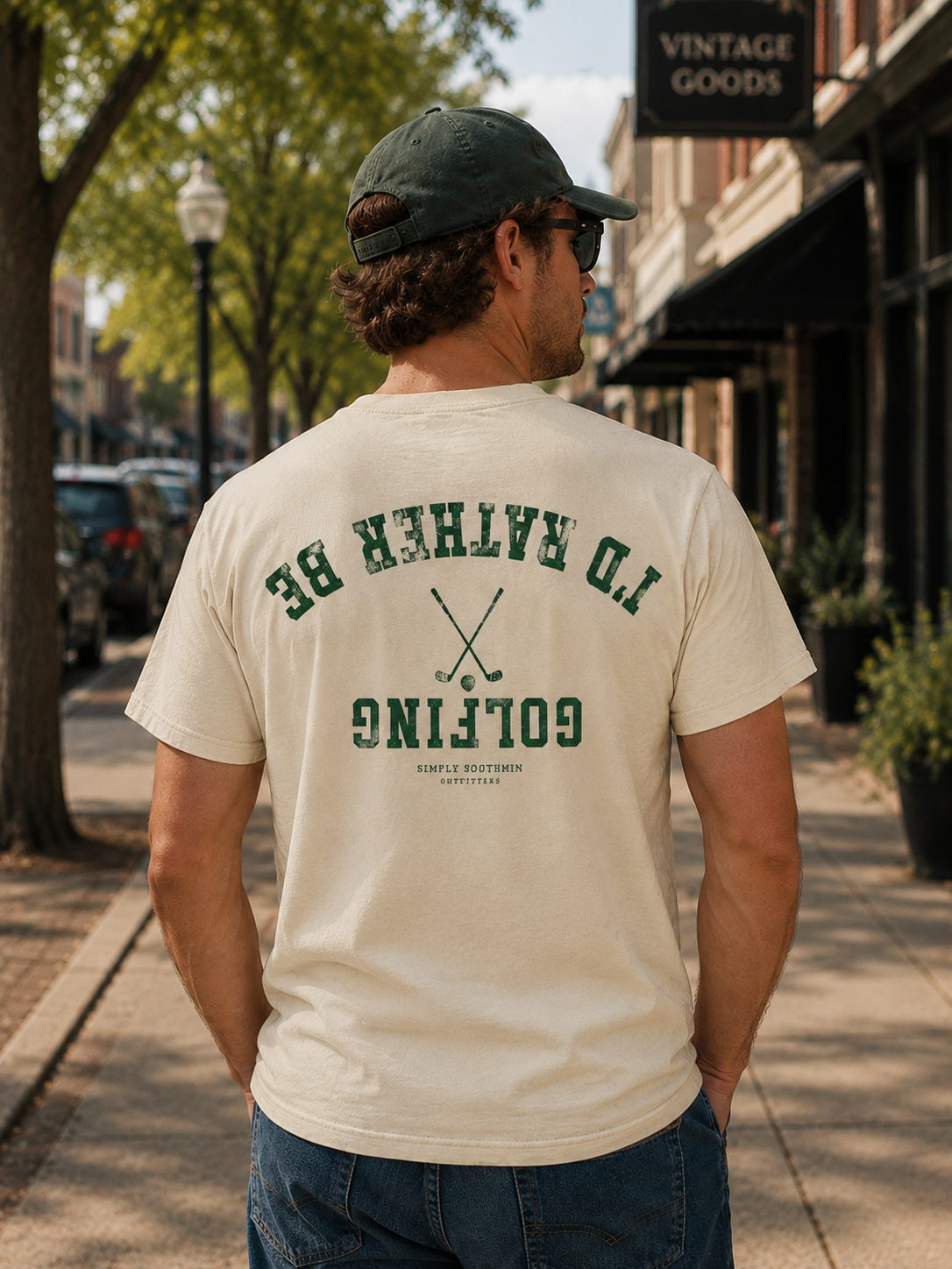 Simply Southern Outfitters Golfing Mineral Washed Unisex T-Shirt