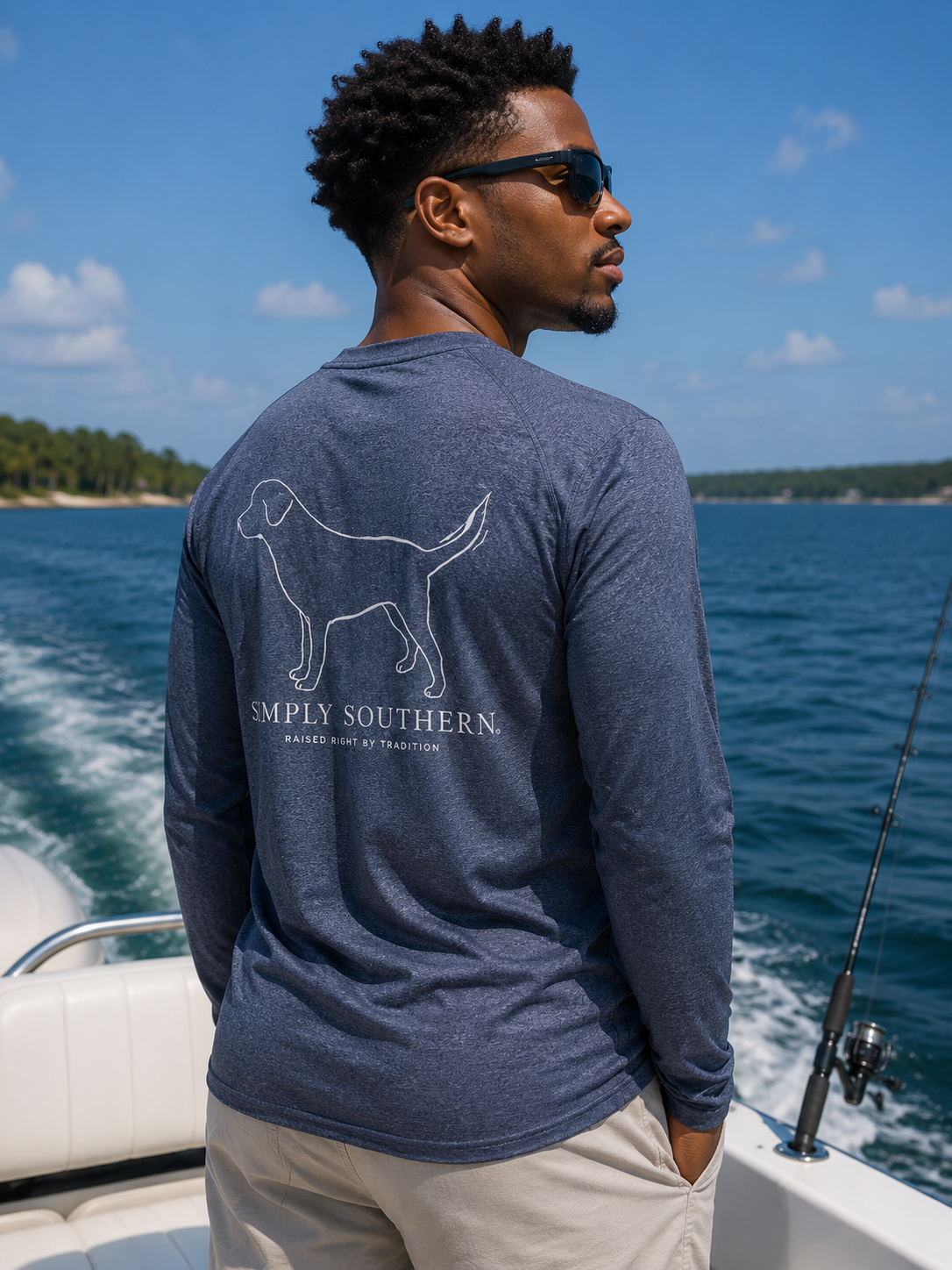 Simply Southern Tradition Rash Guard Unisex Swim UV Protection Long Sleeve T-Shirt