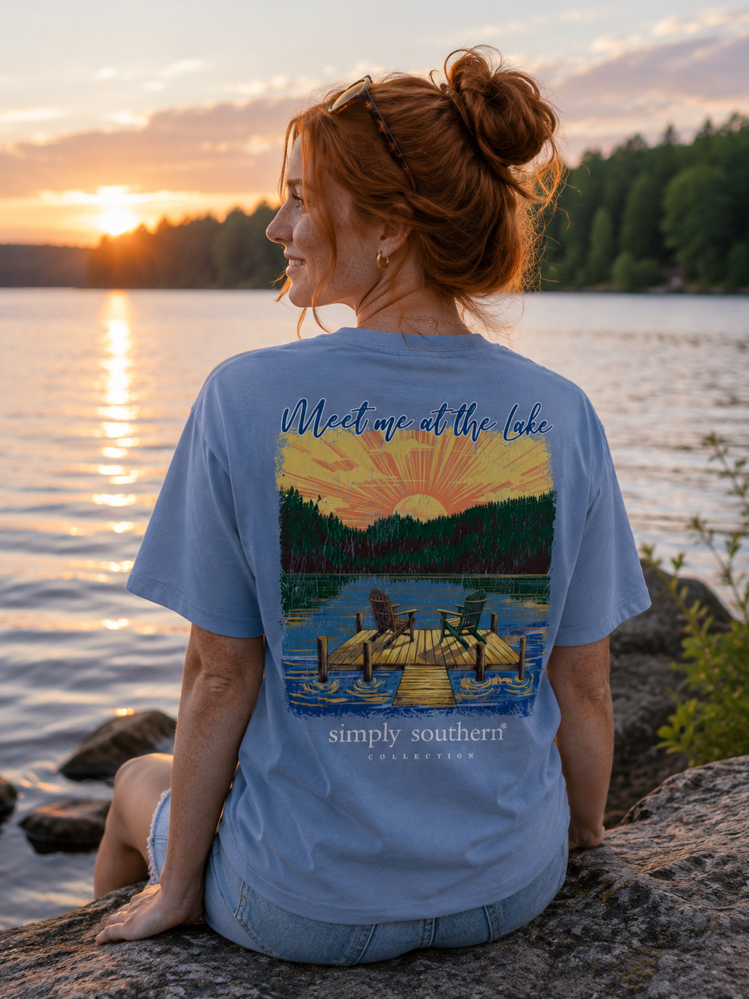 Simply Southern Meet Lake Mineral Washed T-Shirt
