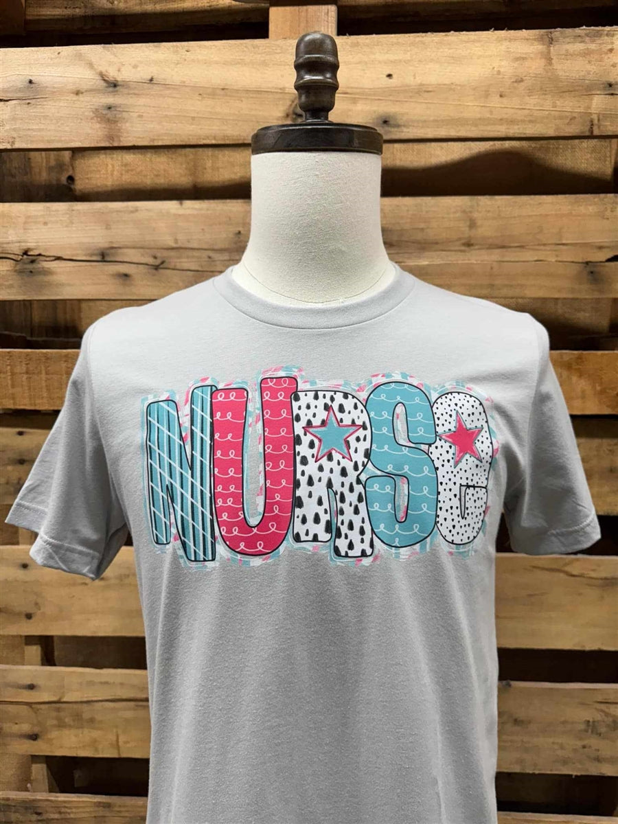 Southern Chics Retro Nurse Canvas T-Shirt - SimplyCuteTees