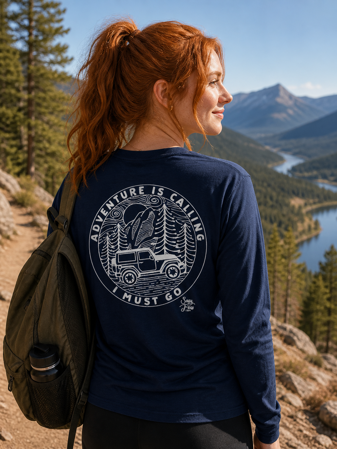 SALE Sassy Frass Adventure Is Calling Long Sleeve T-Shirt