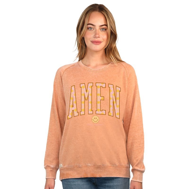 Simply Southern Amen Long Sleeve Crew Sweatshirt
