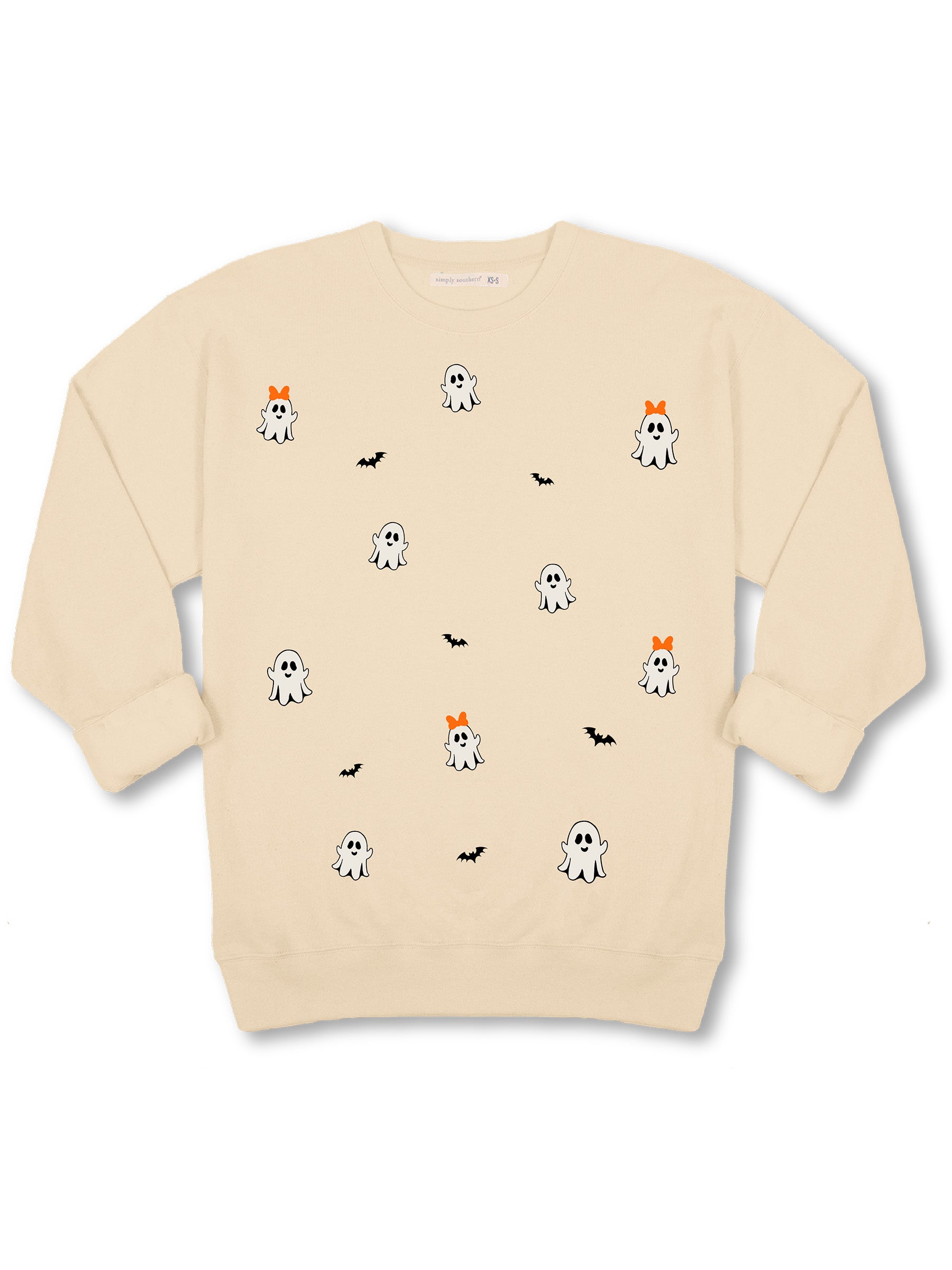 Simply Southern Ghost Fall Long Sleeve Crew Sweatshirt - SimplyCuteTees