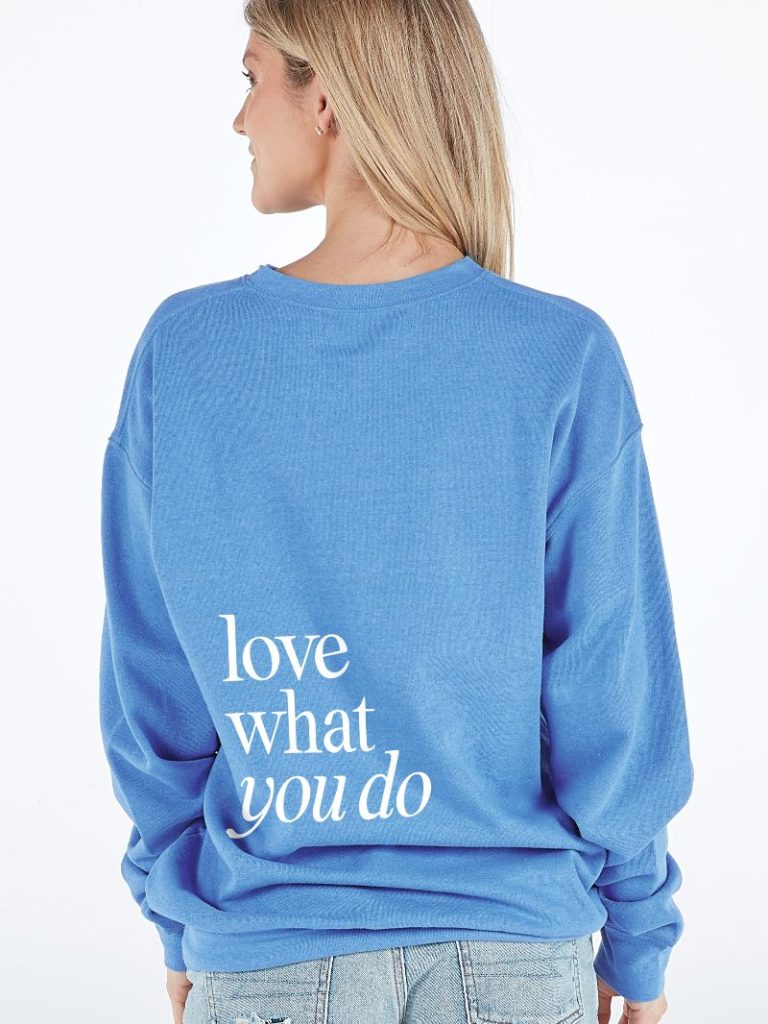 Simply Southern Love Lapis Long Sleeve Crew Sweatshirt - SimplyCuteTees