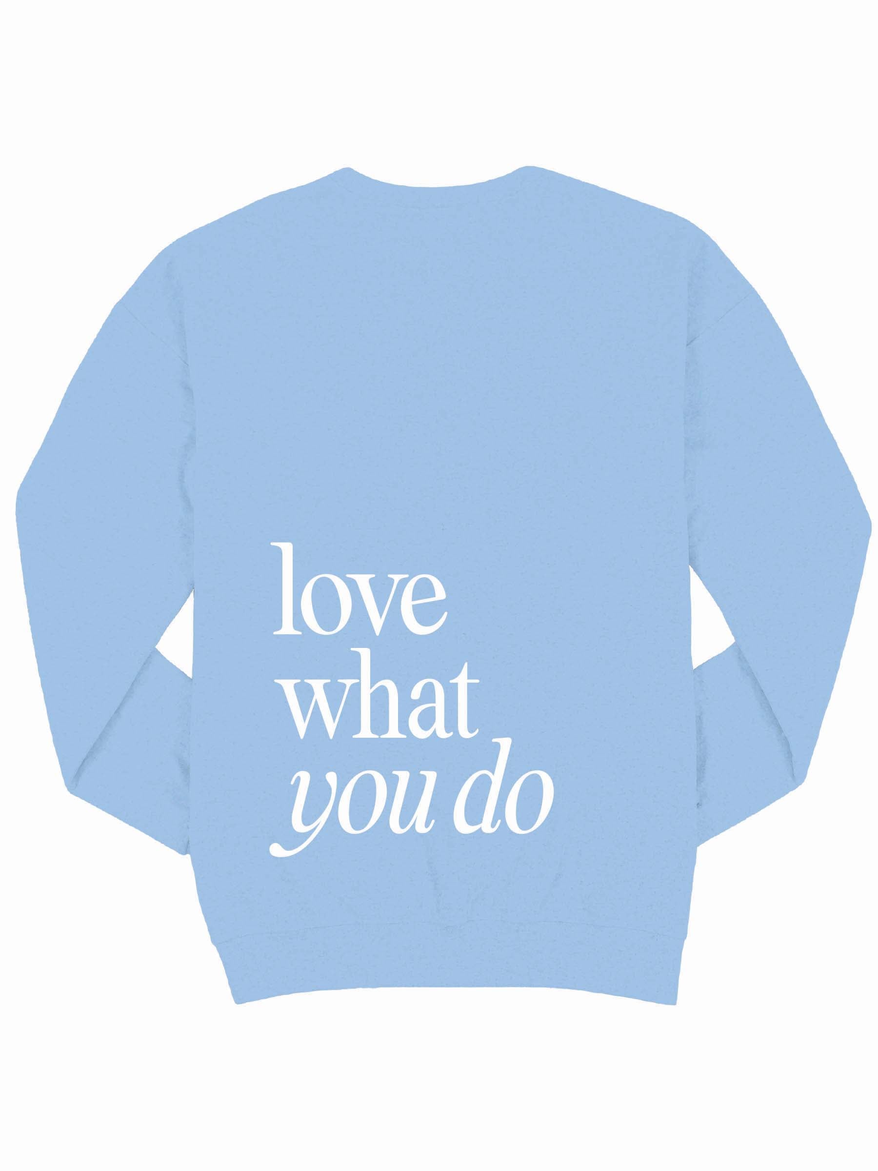 Simply Southern Love Lapis Long Sleeve Crew Sweatshirt - SimplyCuteTees