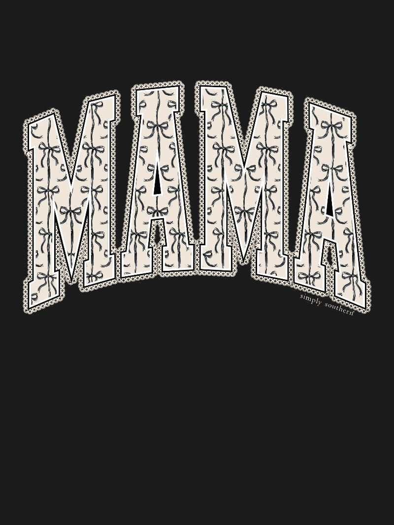 Simply Southern Bow Mama Long Sleeve Crew Sweatshirt