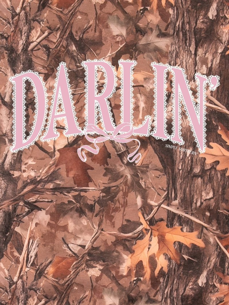 Simply Southern Darlin Camo Long Sleeve Hoodie - SimplyCuteTees