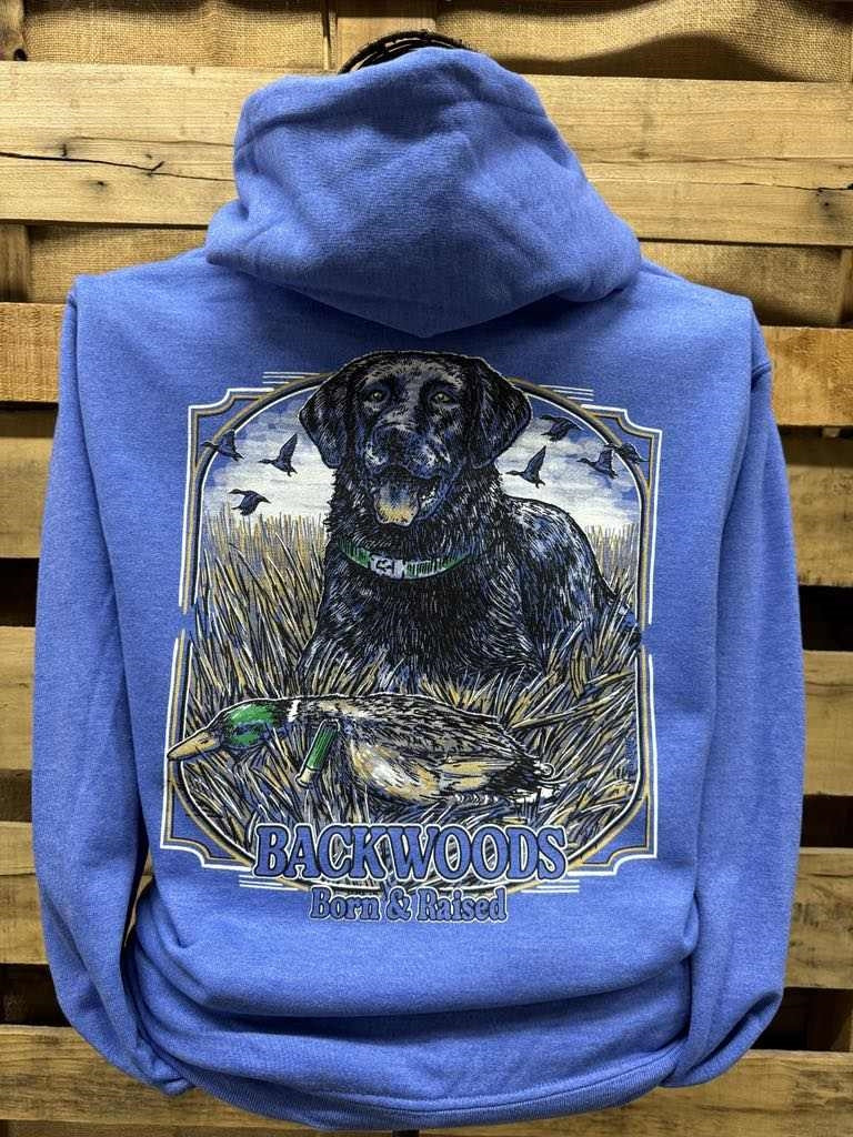 Backwoods Lab &amp; Ducks Long Sleeve Unisex Hoodie