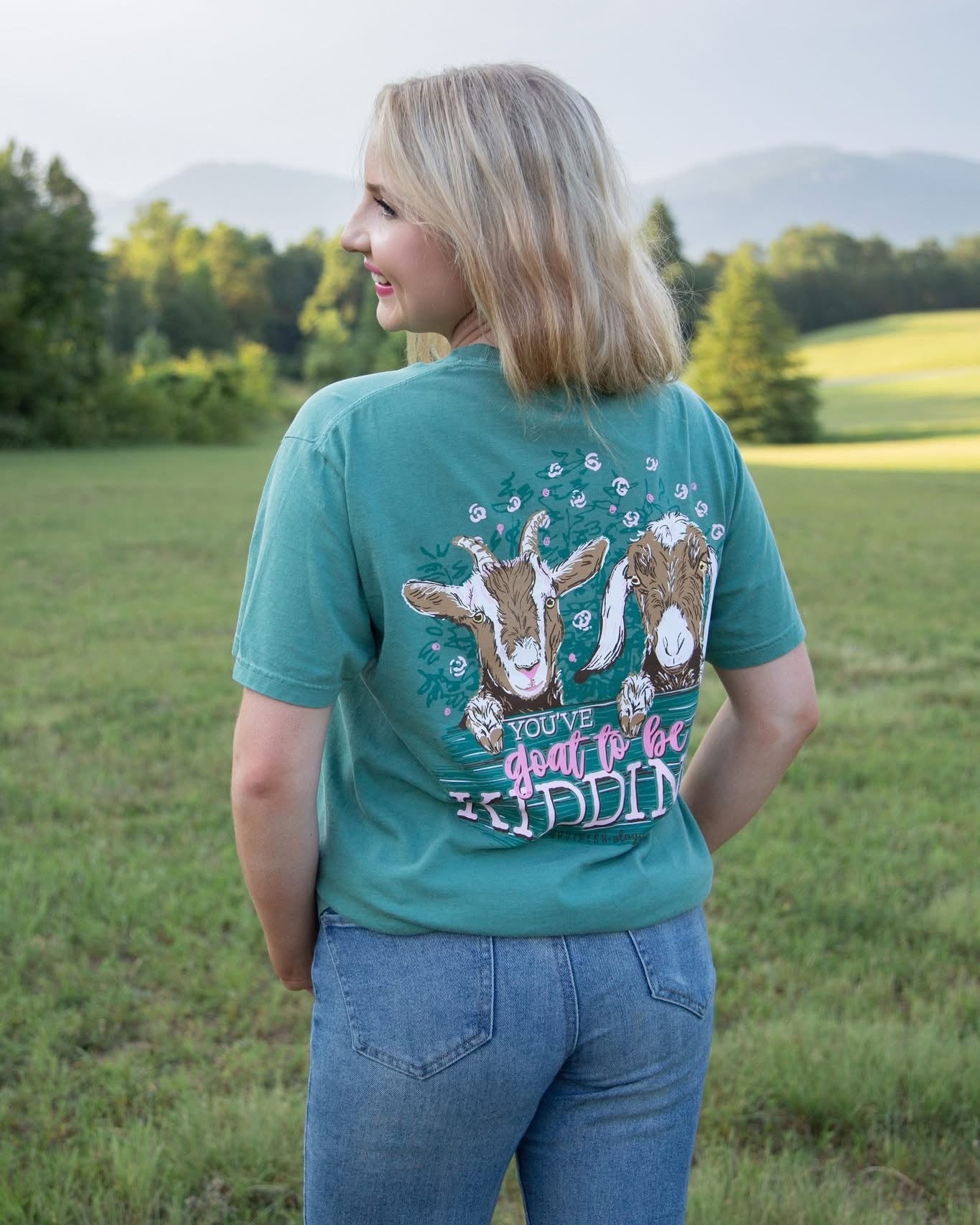 Southernology Goat to Be Kidding Comfort Colors T-Shirt - SimplyCuteTees