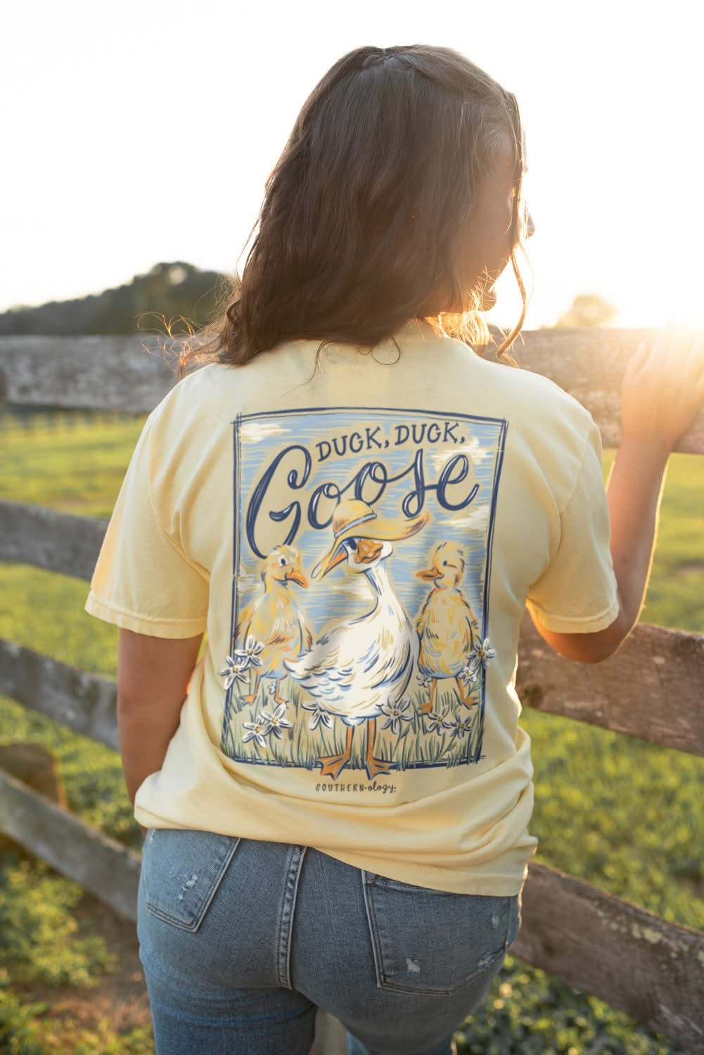 Southernology Duck, Duck, Goose Comfort Colors T-Shirt - SimplyCuteTees