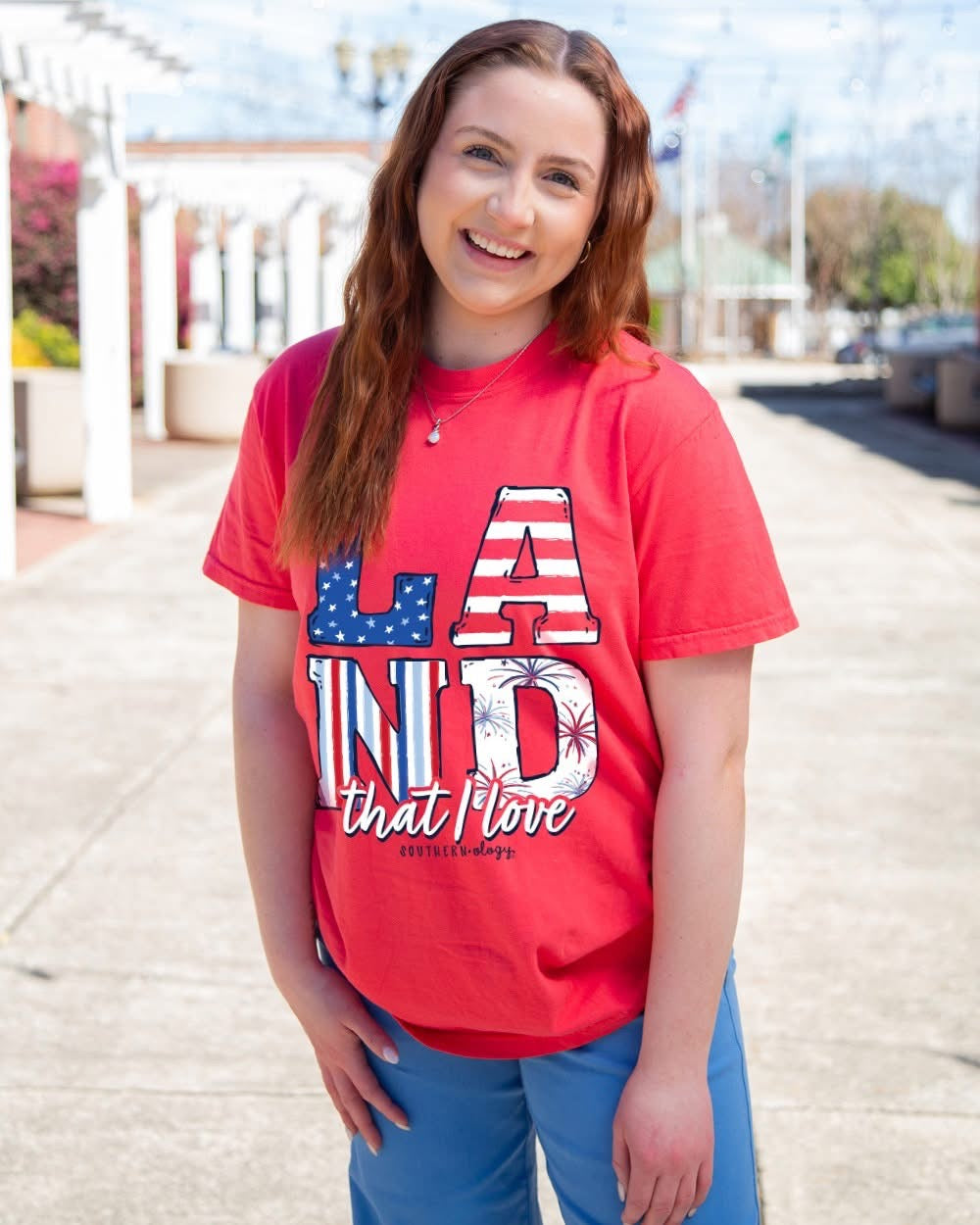 Southernology Land That I Love USA Comfort Colors T-Shirt