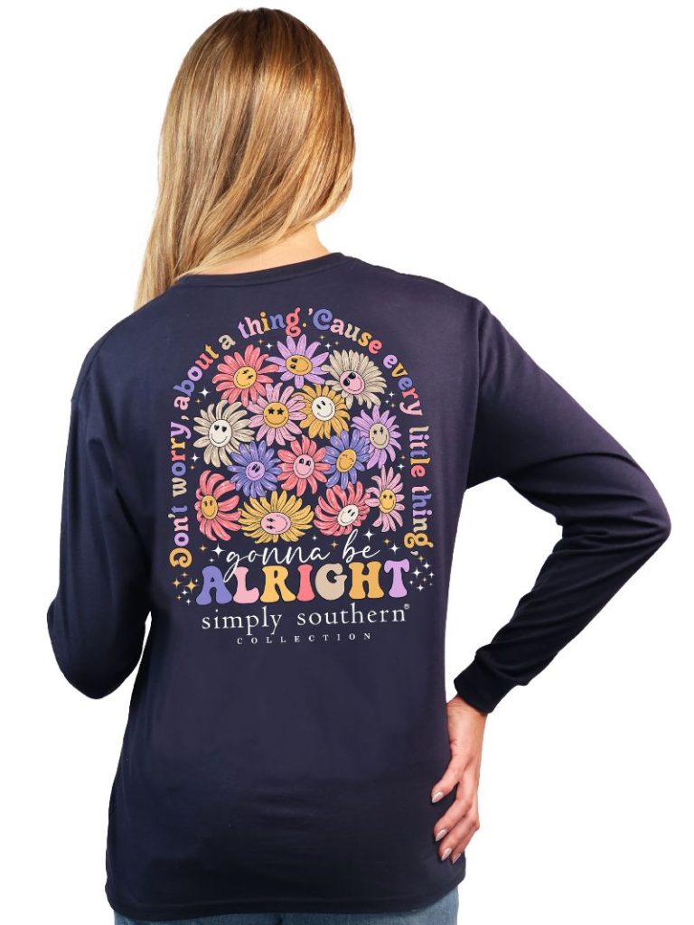 Simply Southern Gonna Be Alright Long Sleeve T-Shirt