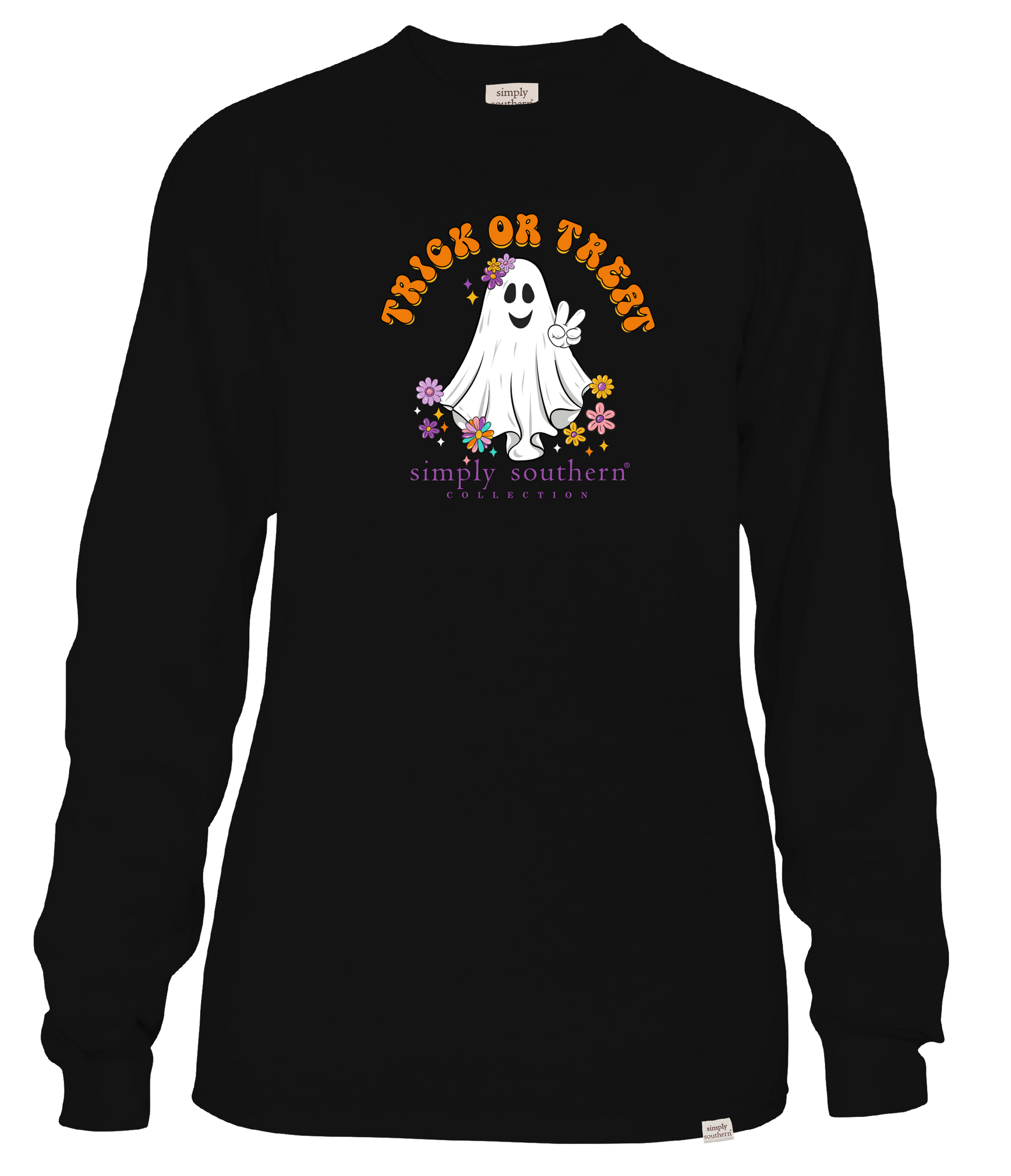 Simply Southern Boo Crew Halloween Long Sleeve T-Shirt