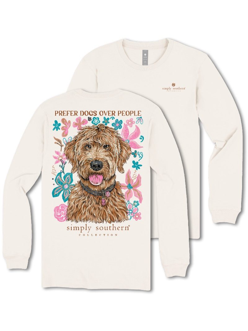 Simply Southern Dog People Long Sleeve T-Shirt - SimplyCuteTees