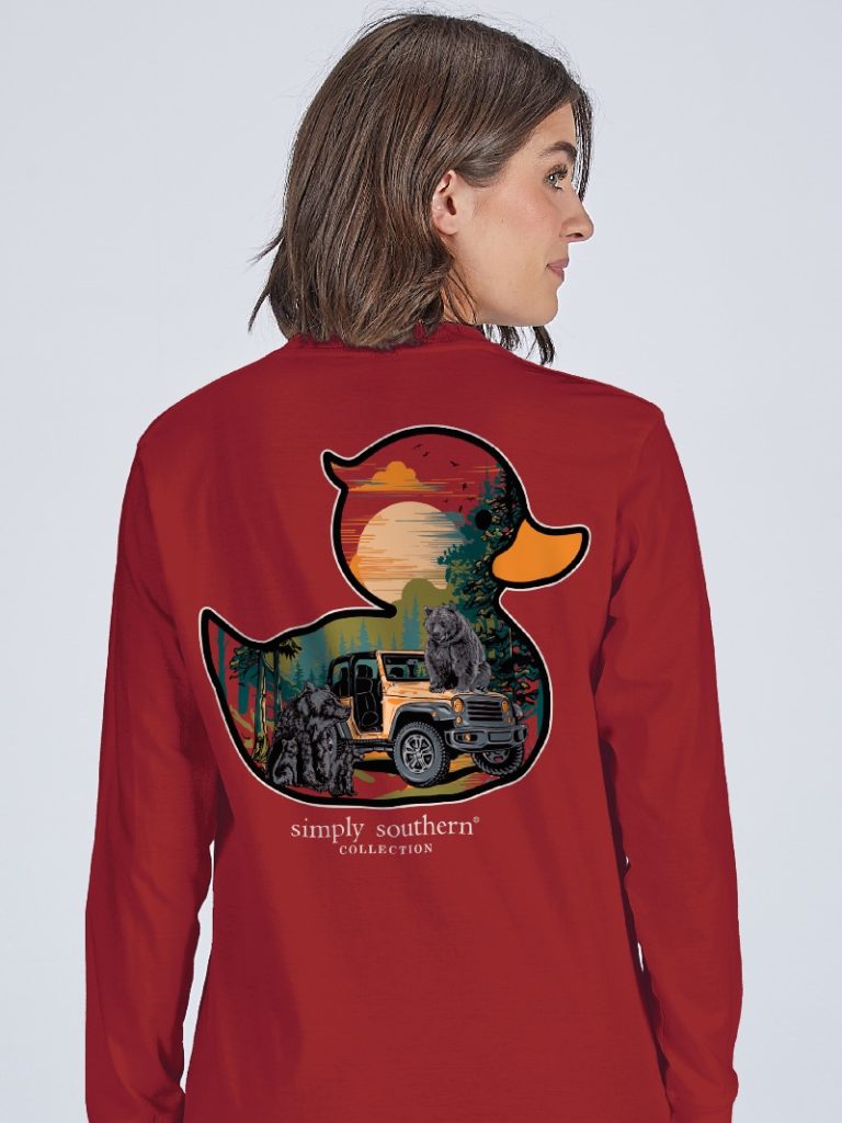 Simply Southern Duck Bears Long Sleeve T-Shirt - SimplyCuteTees