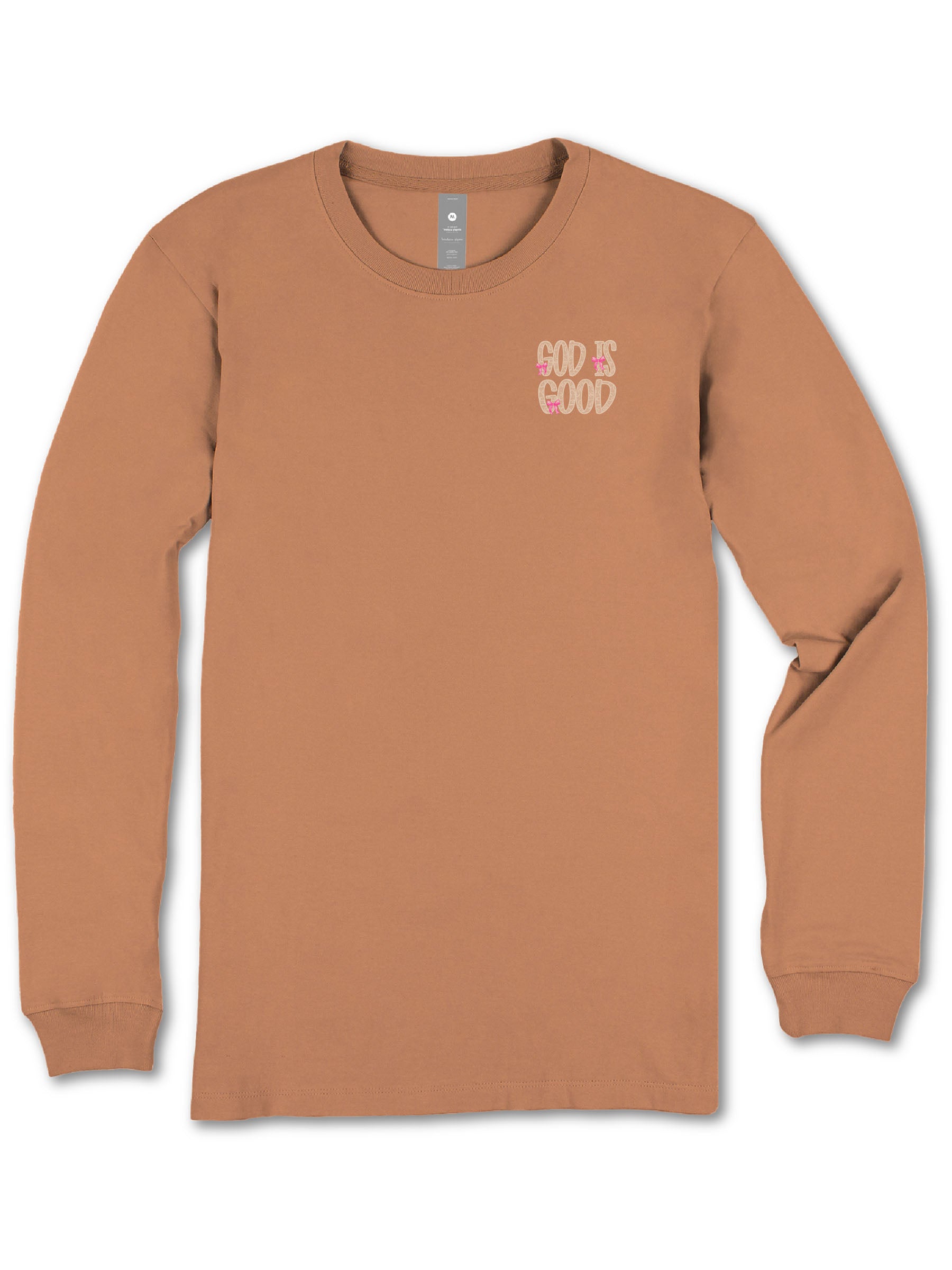 Simply Southern God Is Good Bow Long Sleeve T-Shirt - SimplyCuteTees