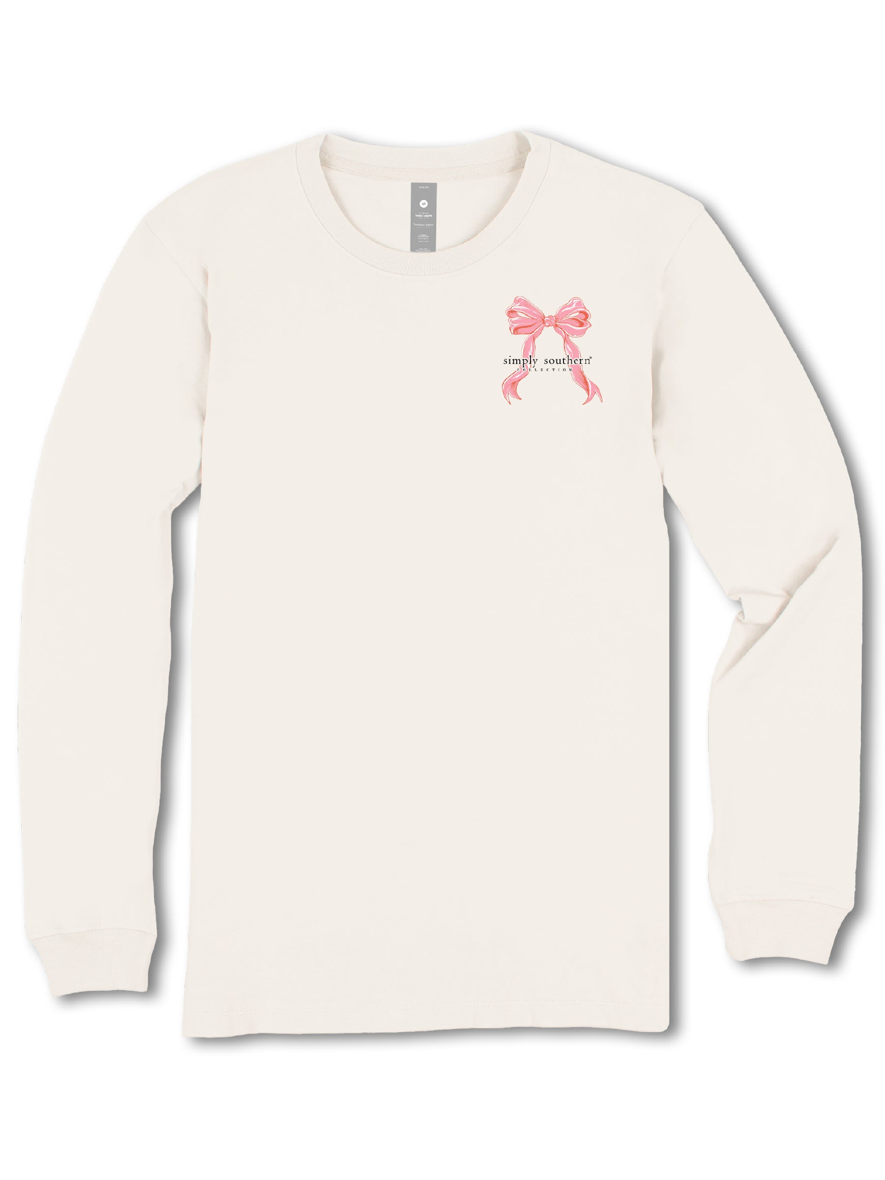 Simply Southern Herd Cow Bow Long Sleeve T-Shirt - SimplyCuteTees