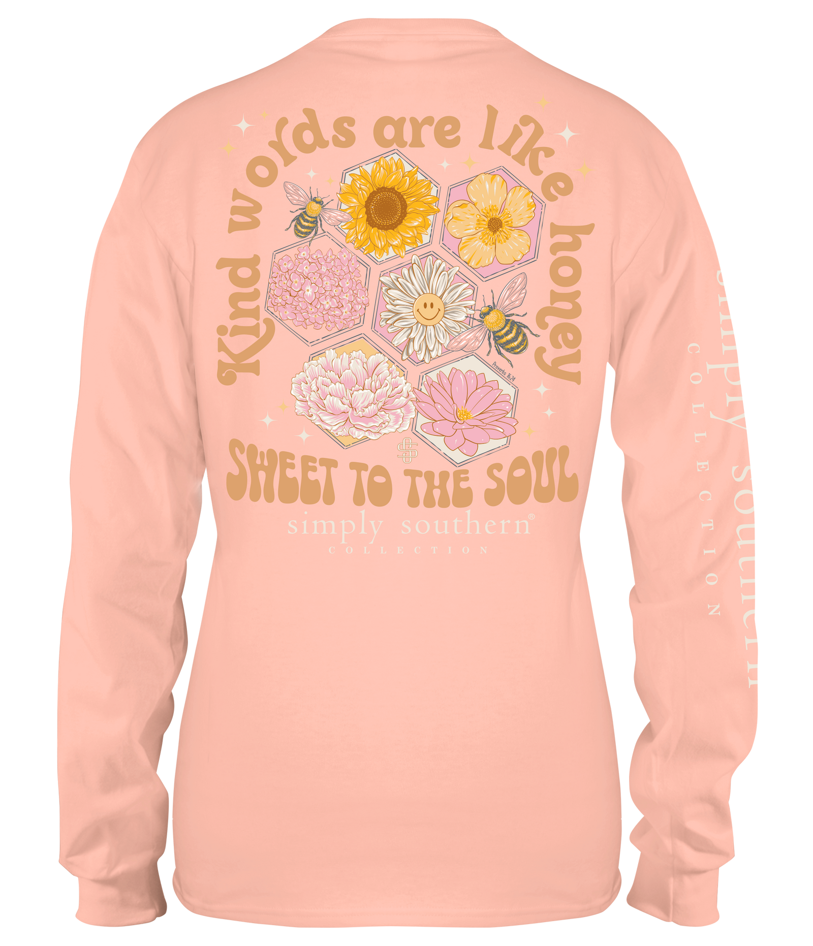 Simply Southern Bee Kind Long Sleeve T-Shirt - SimplyCuteTees
